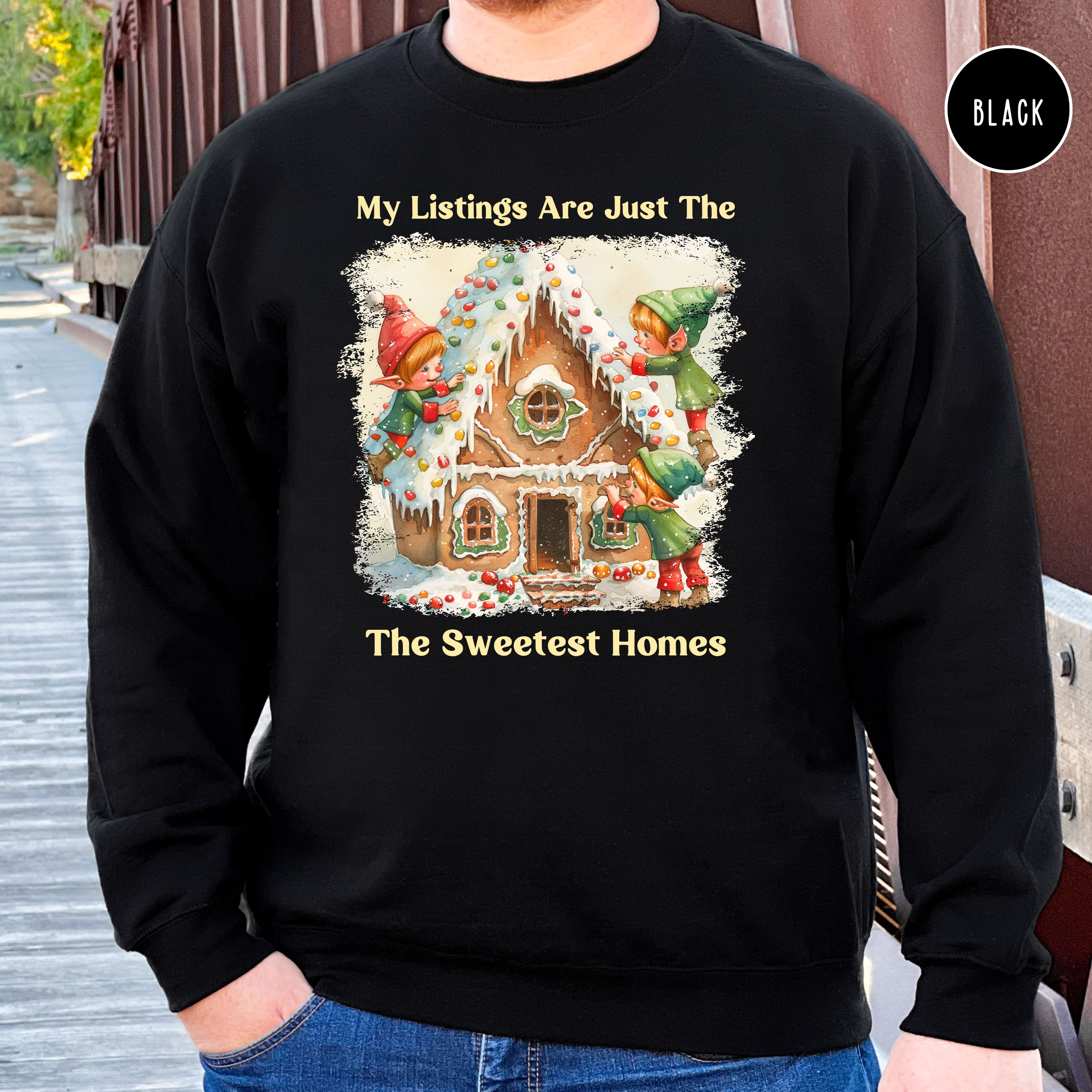 Funny Real Estate Agent Unisex Christmas Sweatshirt