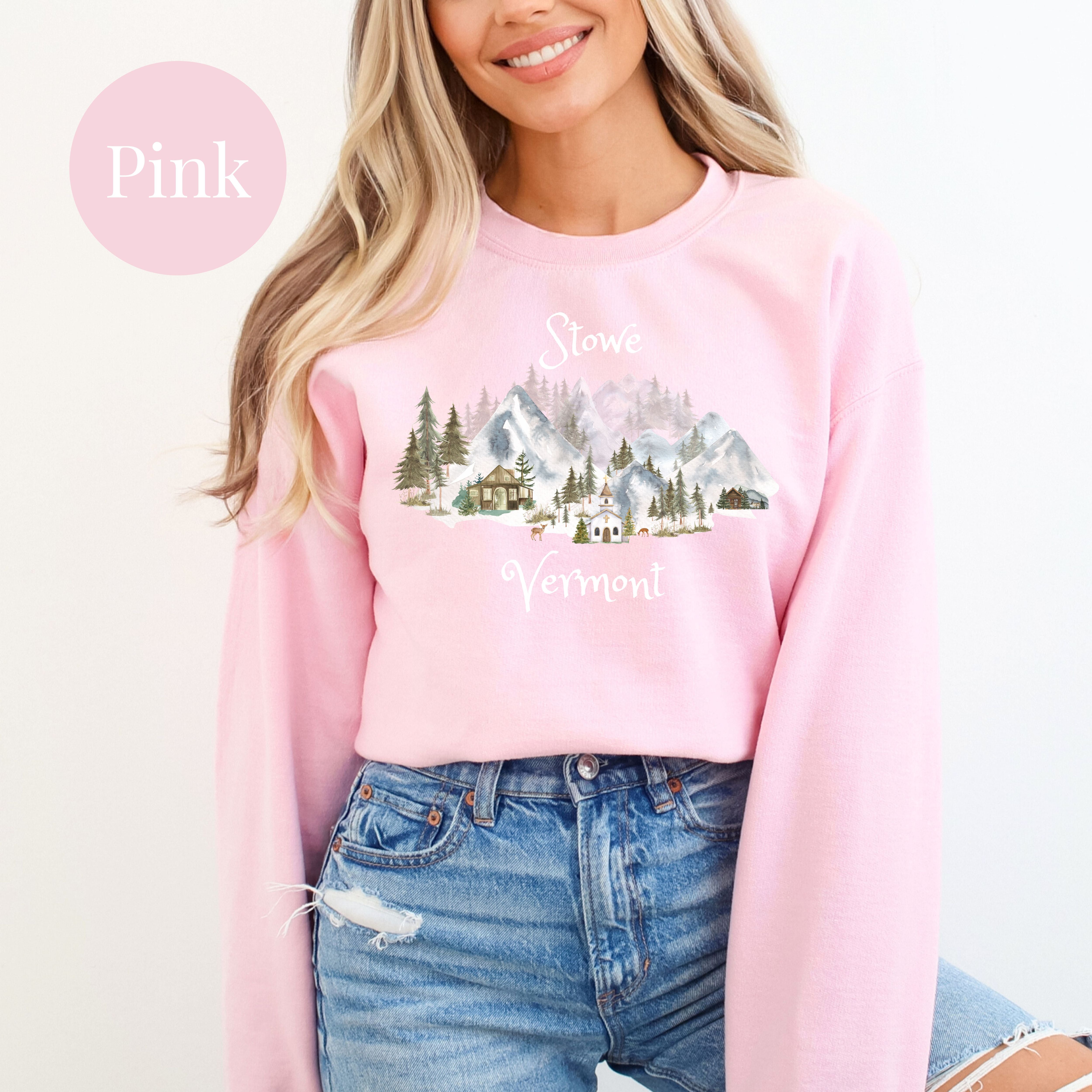 Stowe Vermont Unisex Vacation Gift Sweatshirt