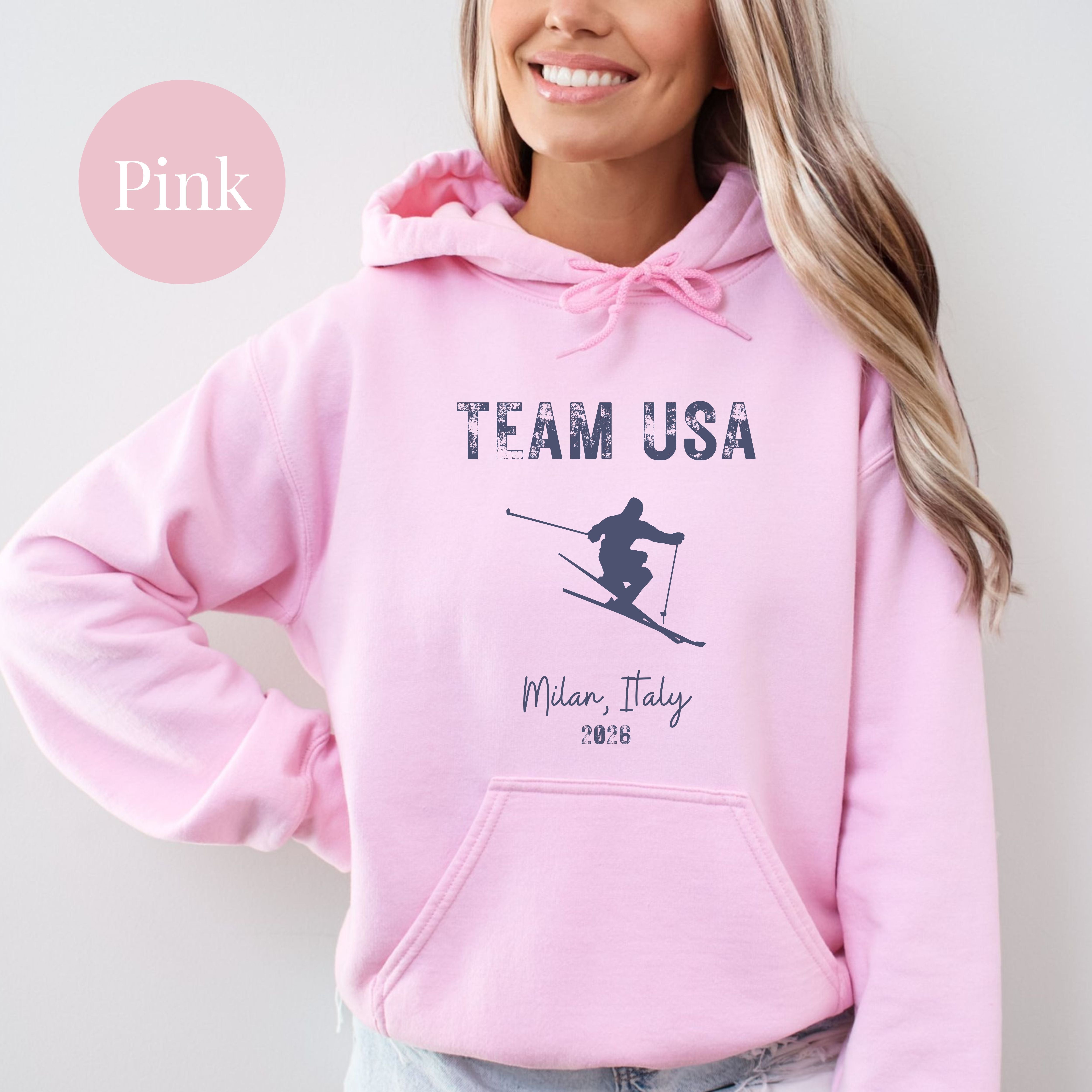 Team USA Alpine Skiing Winter Games Hoodie, USA Ski Team Cortina d'Ampezzo 2026 Winter Games