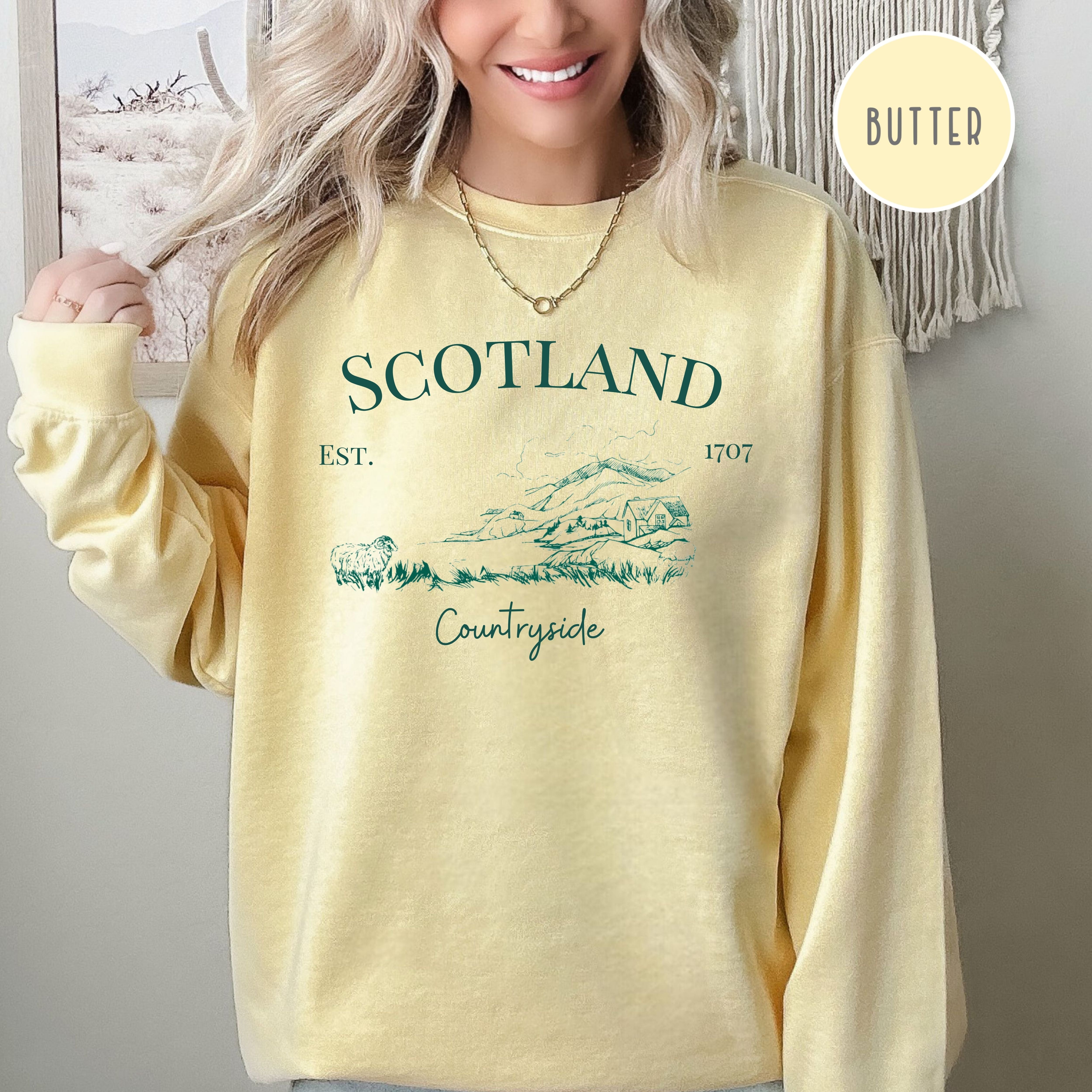 Scotland Countryside Comfort Colors® Sweatshirt