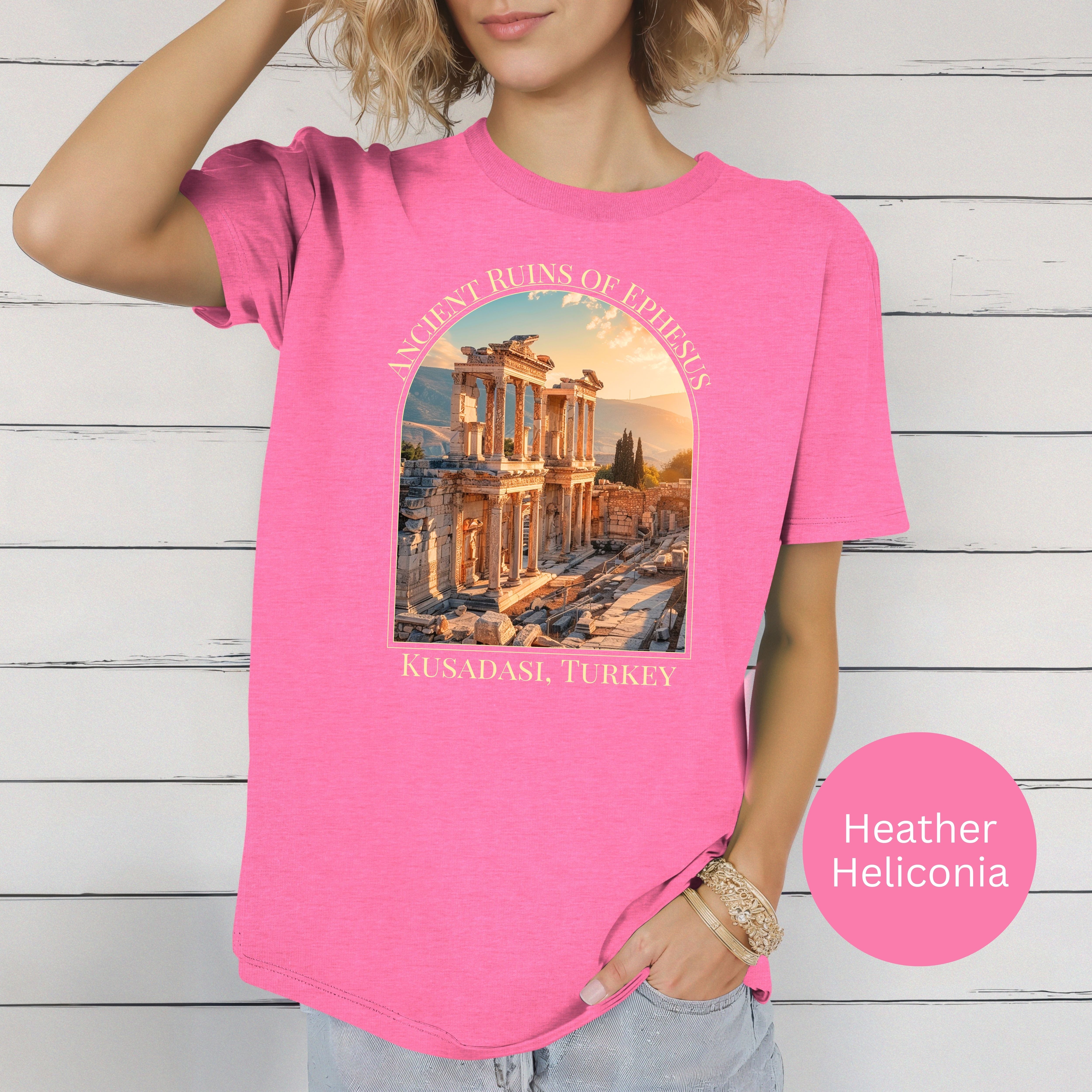 Kusadasi Turkey Ephesus Ancient City Soft-Style Unisex Tee