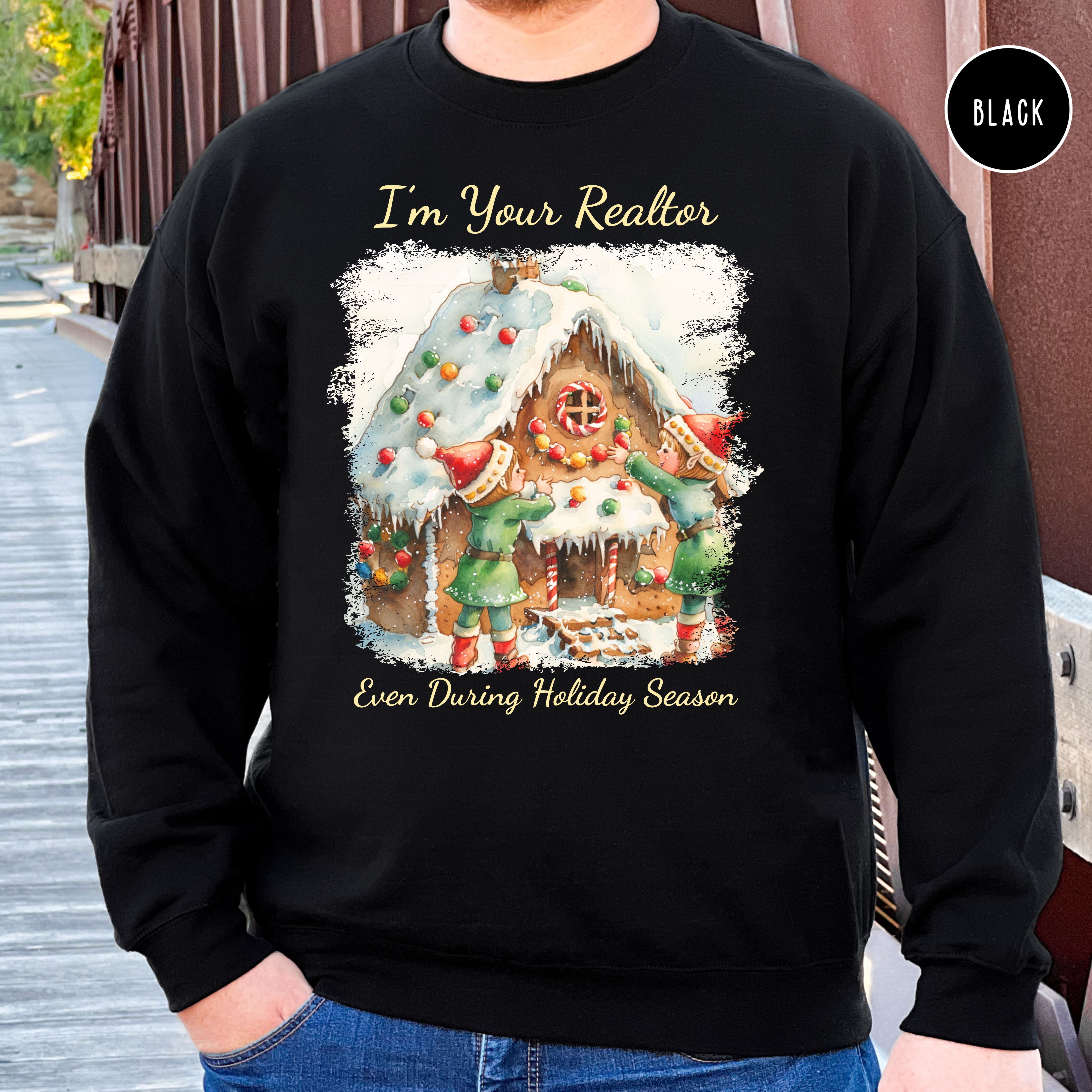 Real Estate Agent Christmas Unisex Sweatshirt