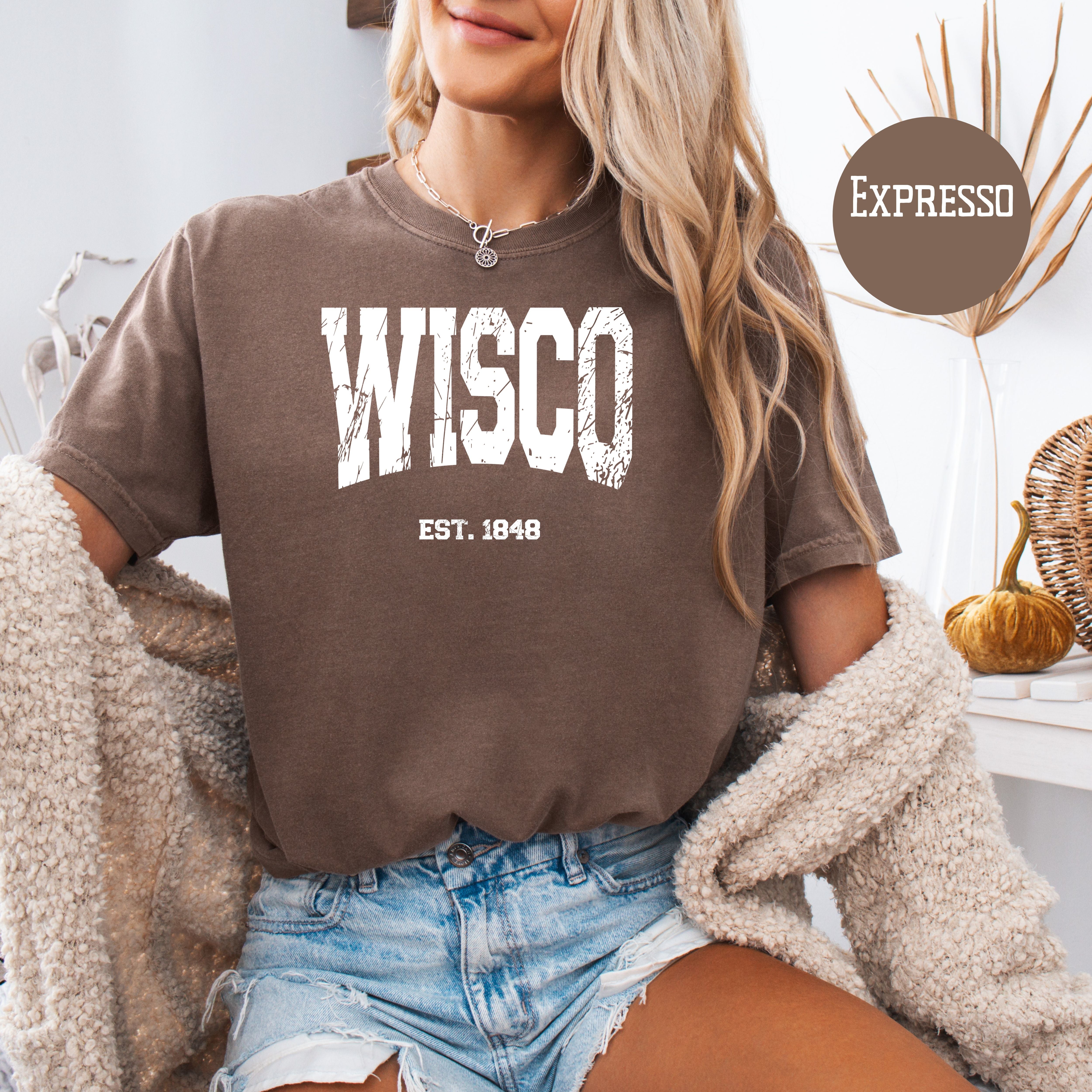 WISCO (Wisconsin) Grunge Comfort Colors® Tee