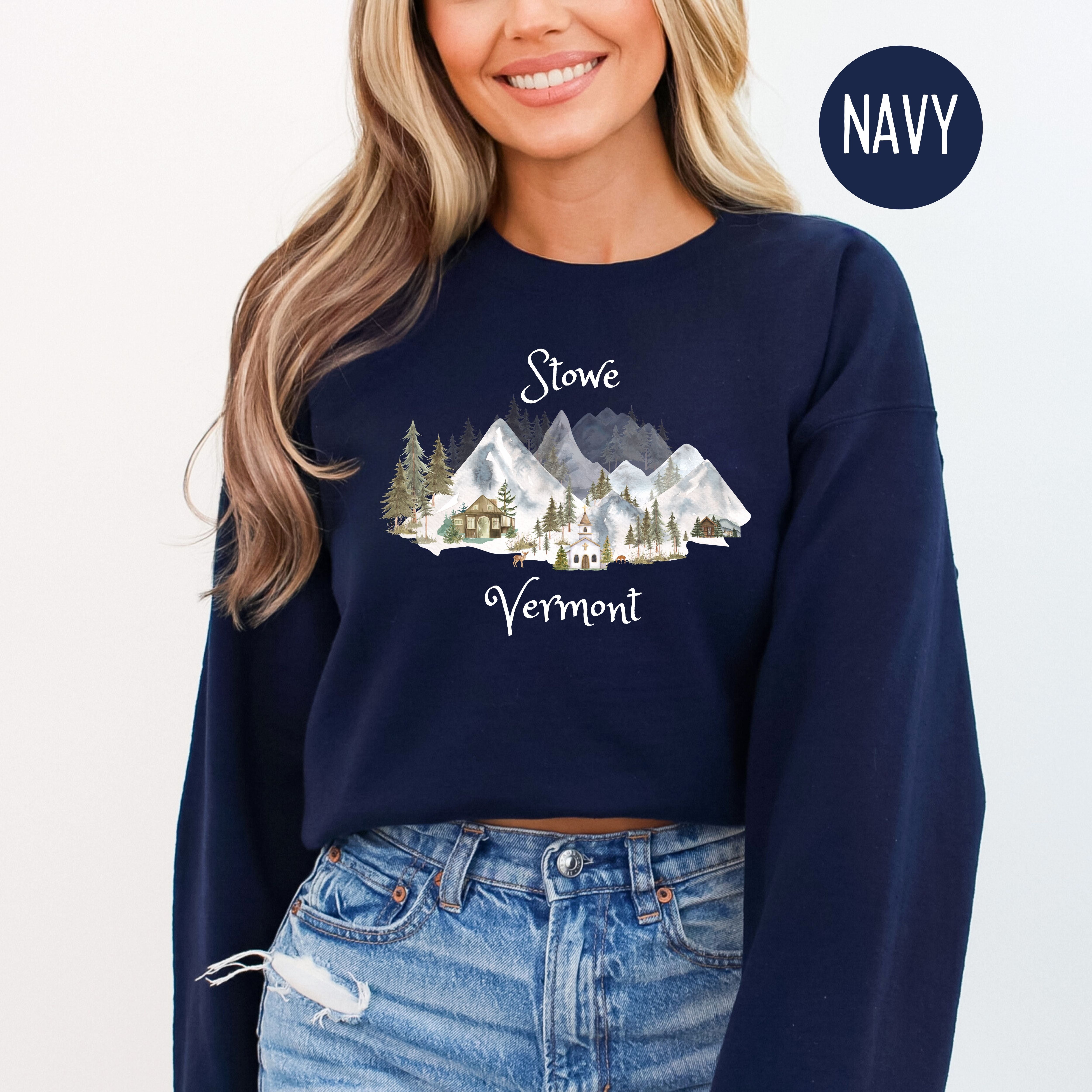 Stowe Vermont Unisex Vacation Gift Sweatshirt