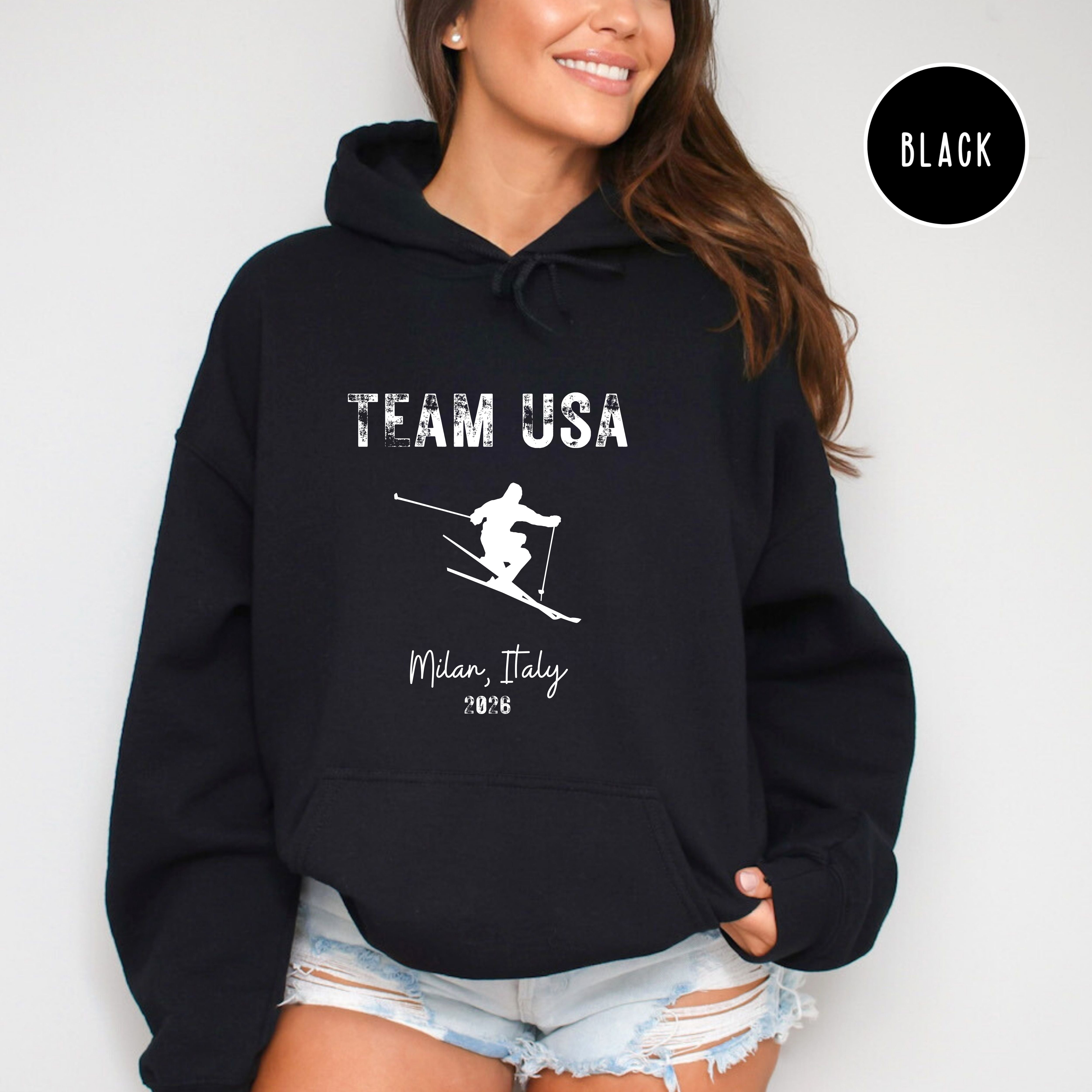 Team USA Alpine Skiing Winter Games Hoodie, USA Ski Team Cortina d'Ampezzo 2026 Winter Games
