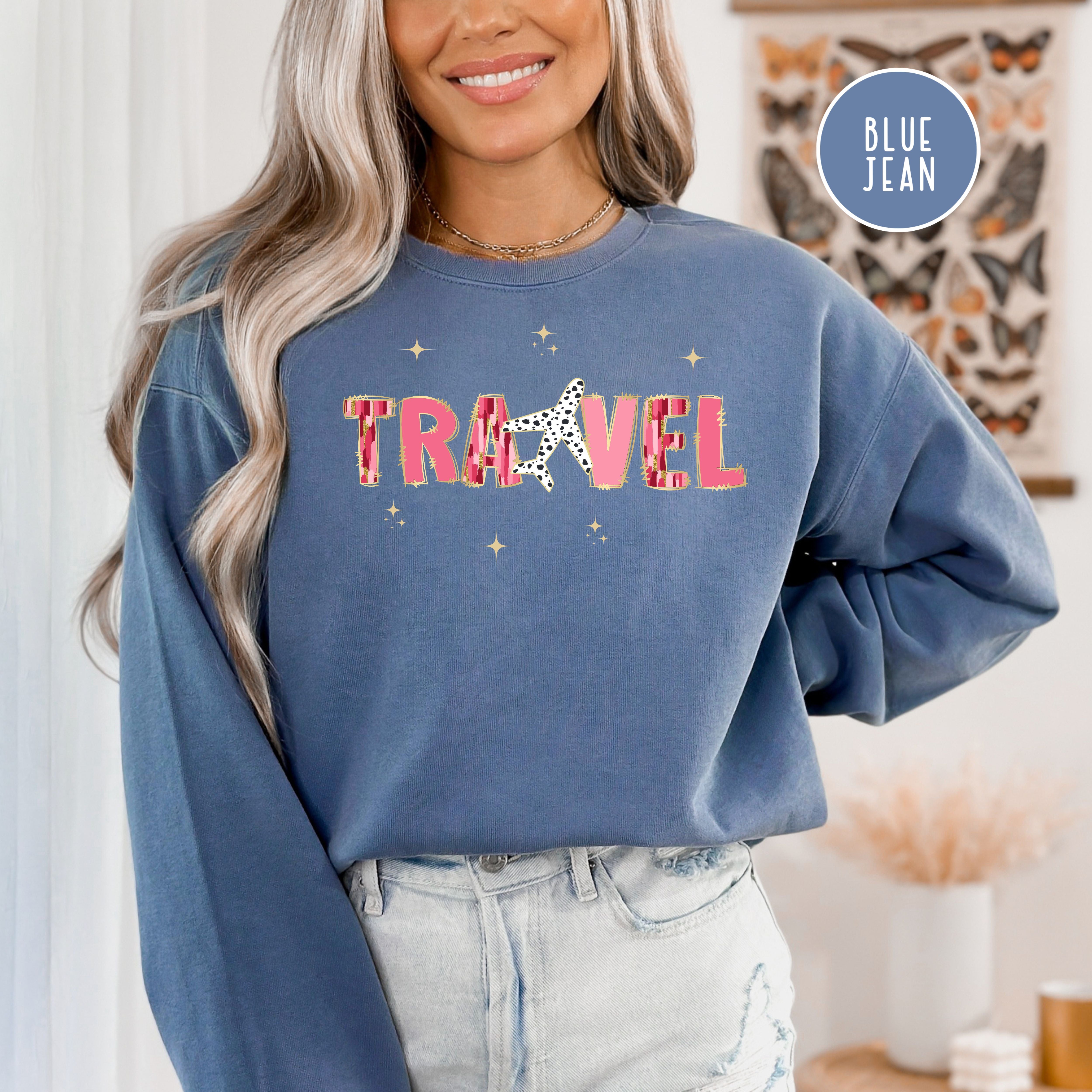 Travel Coquette Comfort Colors® Sweatshirt