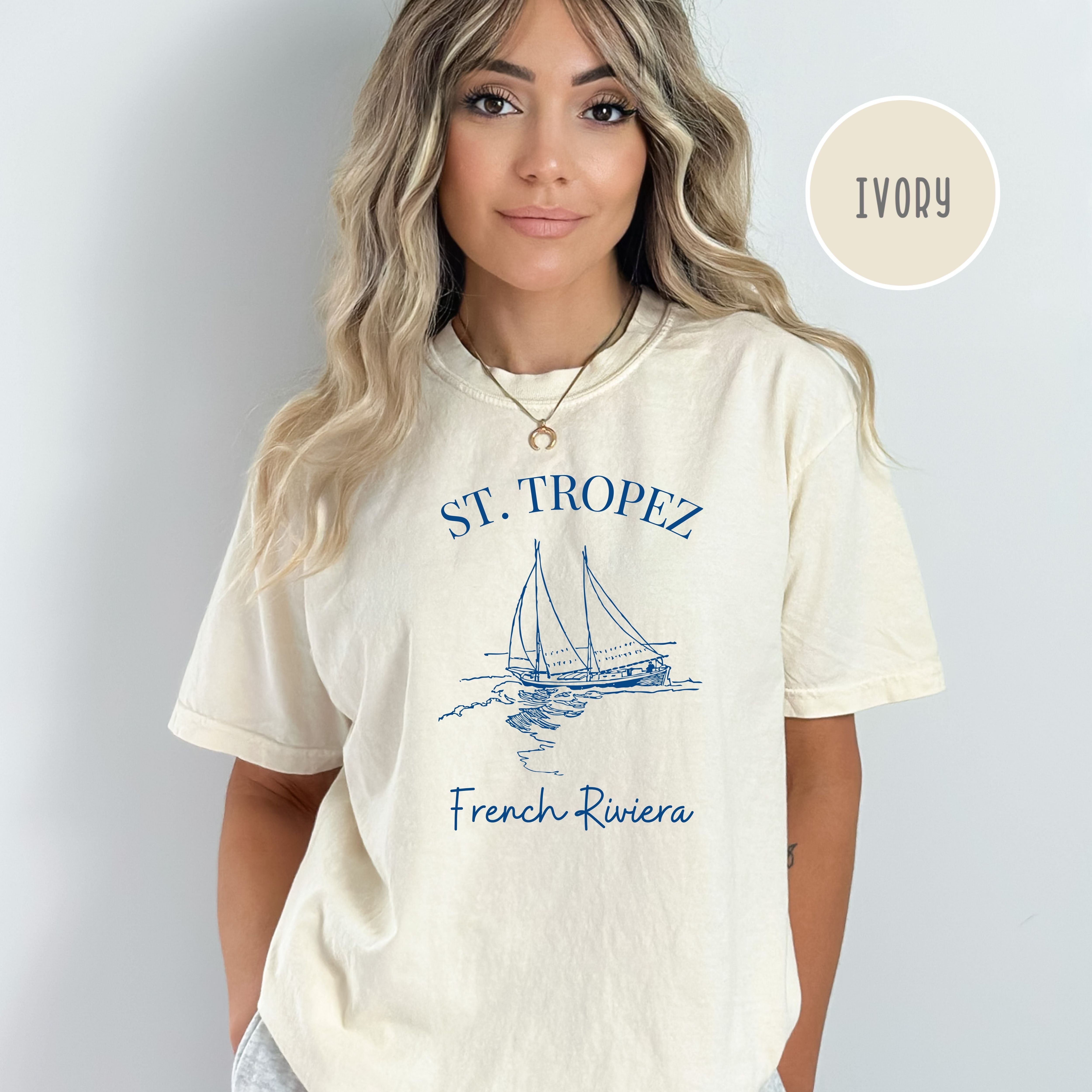 Saint Tropez French Riviera Comfort Colors® Tee