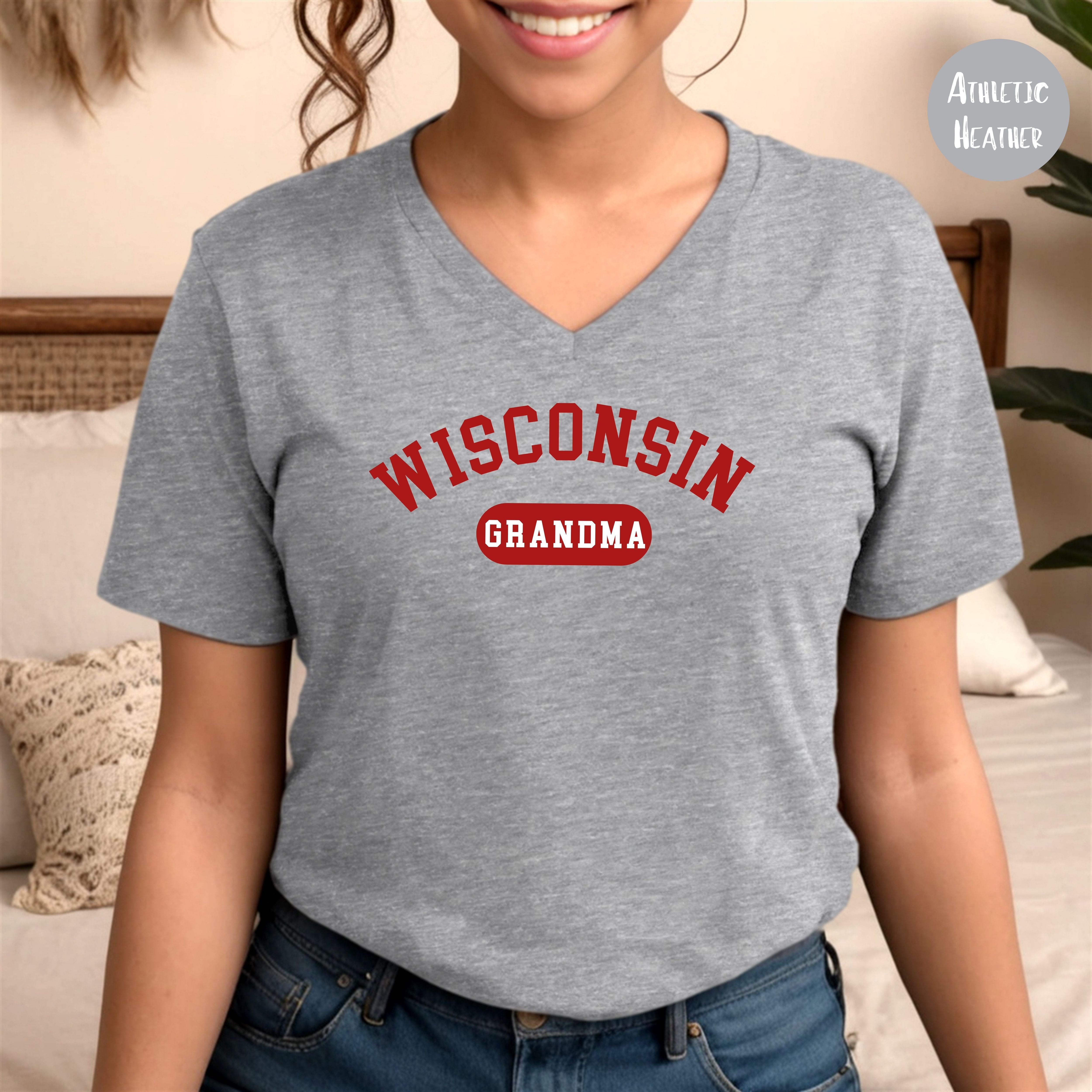 Wisconsin Custom Design Family Shirts in Grey
