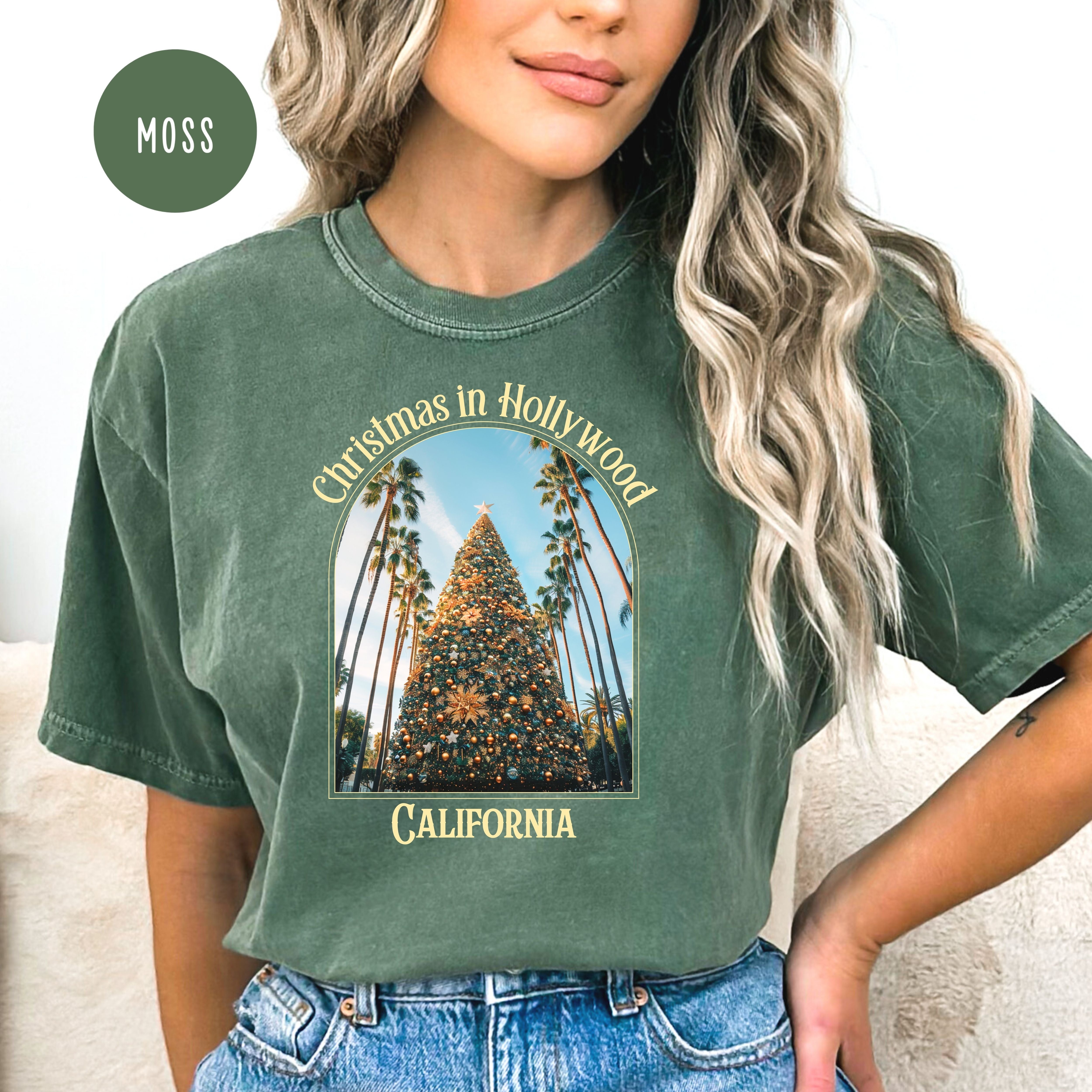 Christmas in Hollywood California Comfort Colors® Shirt