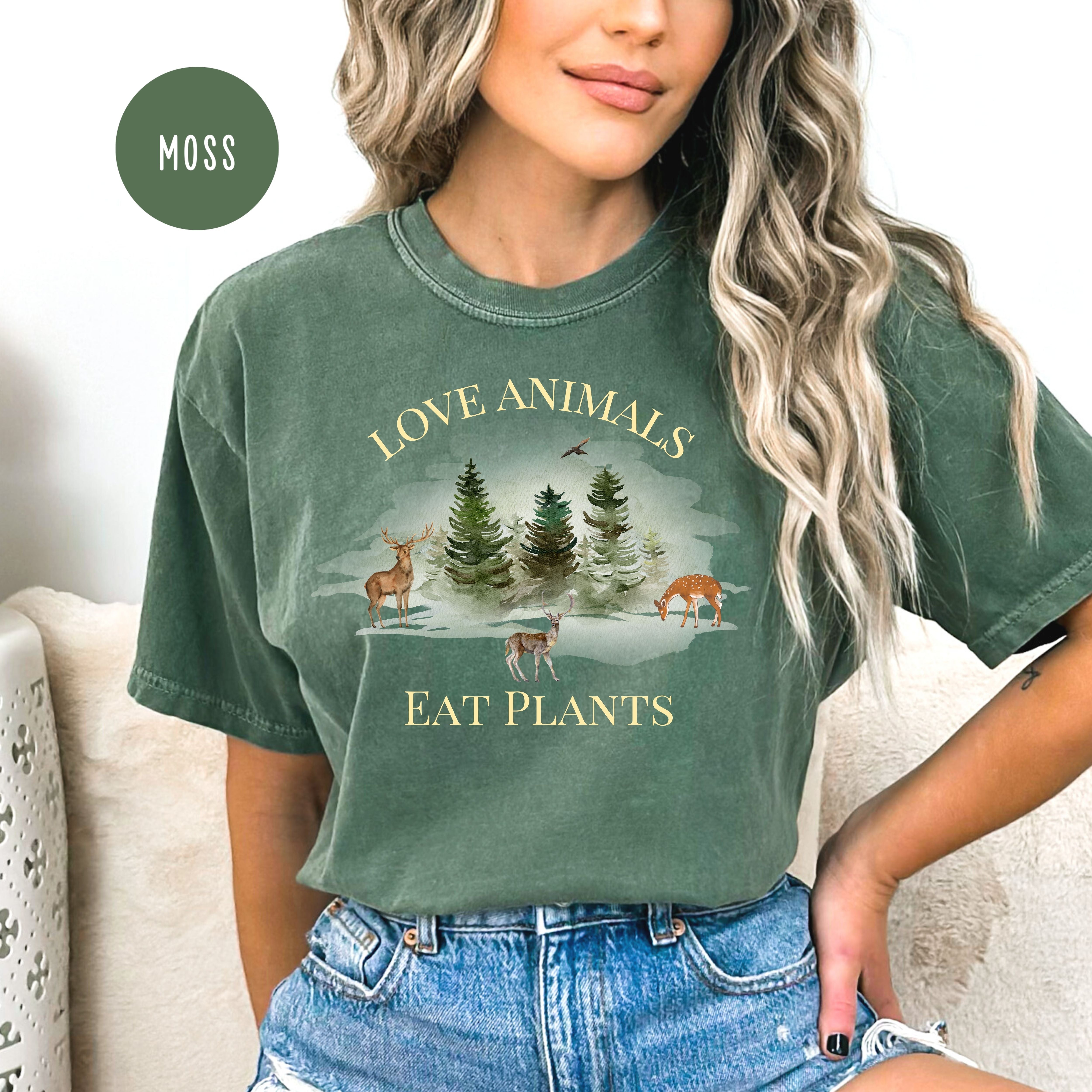 Love Animals Eat Plants Comfort Colors® Tee