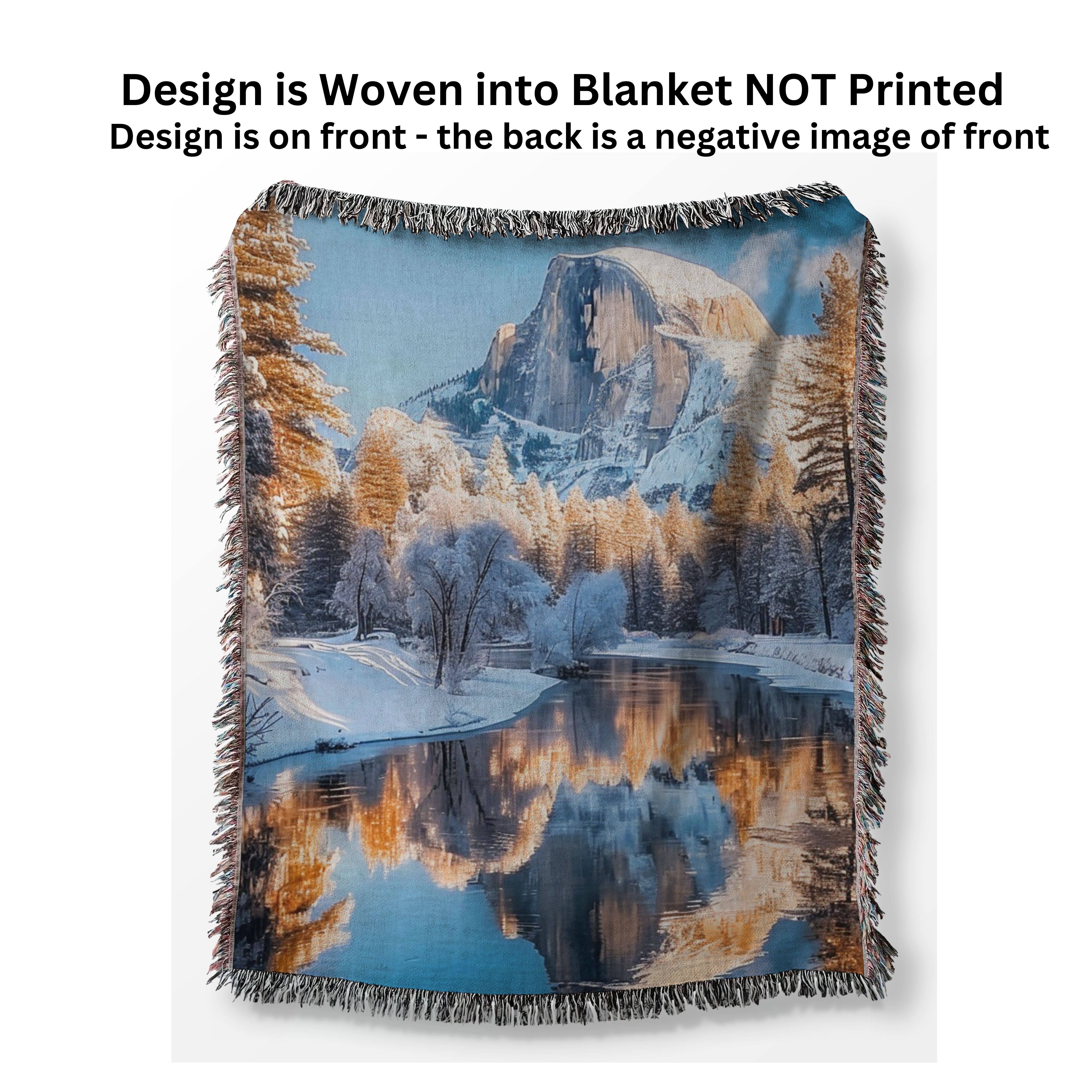 Yosemite National Park Woven Blanket