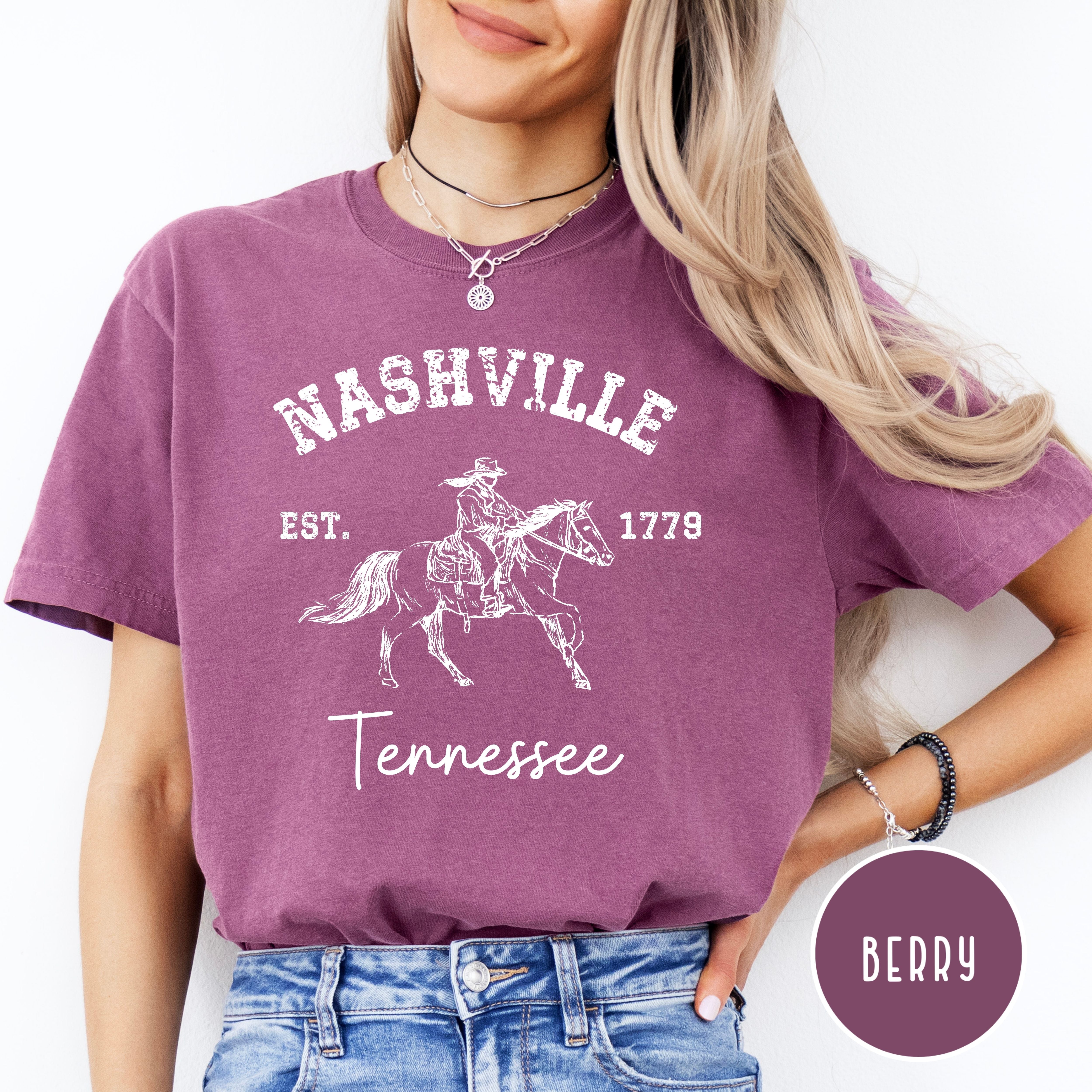 Nashville Tennessee Grunge Style Comfort Colors® Tee