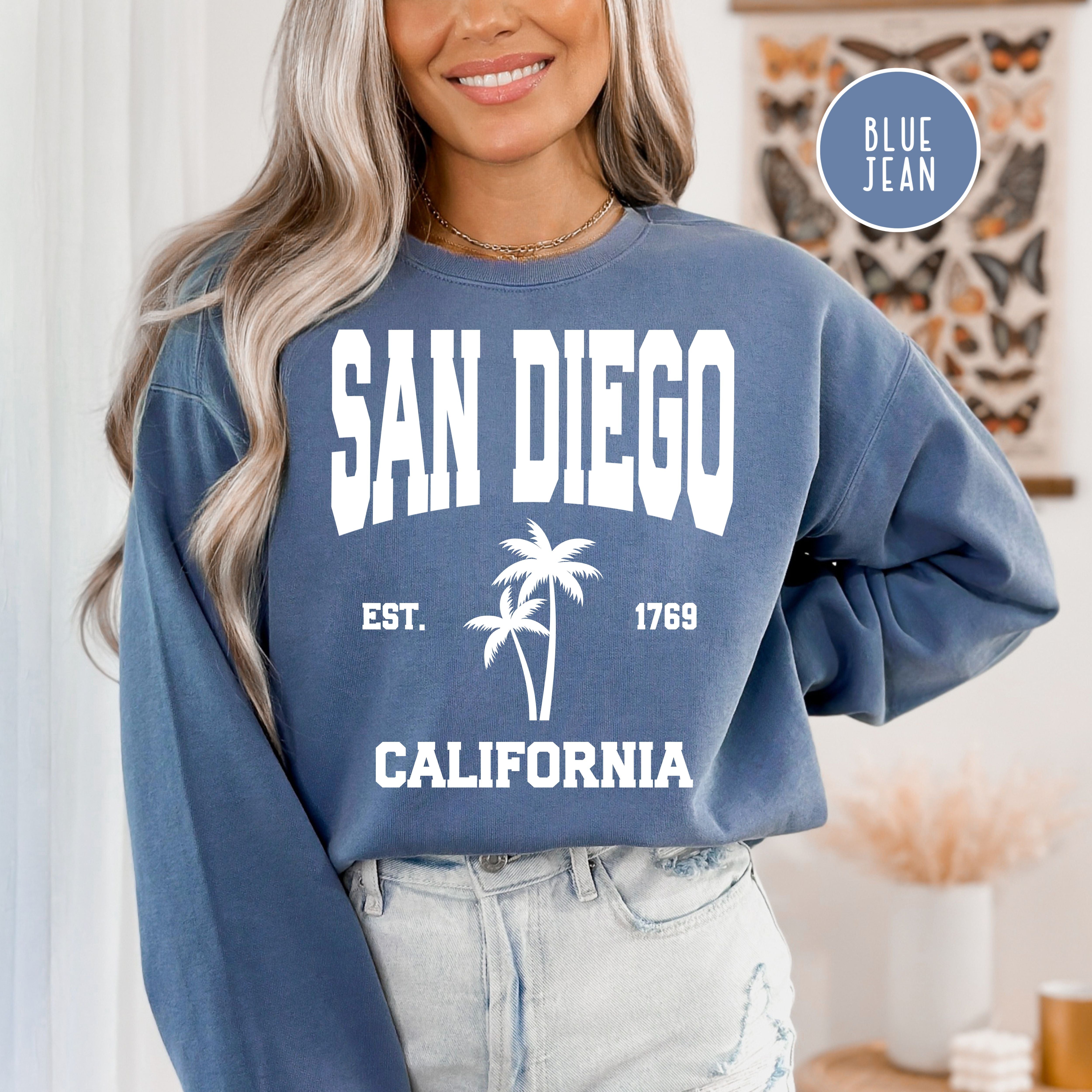 San Diego California Comfort Colors® Sweatshirt