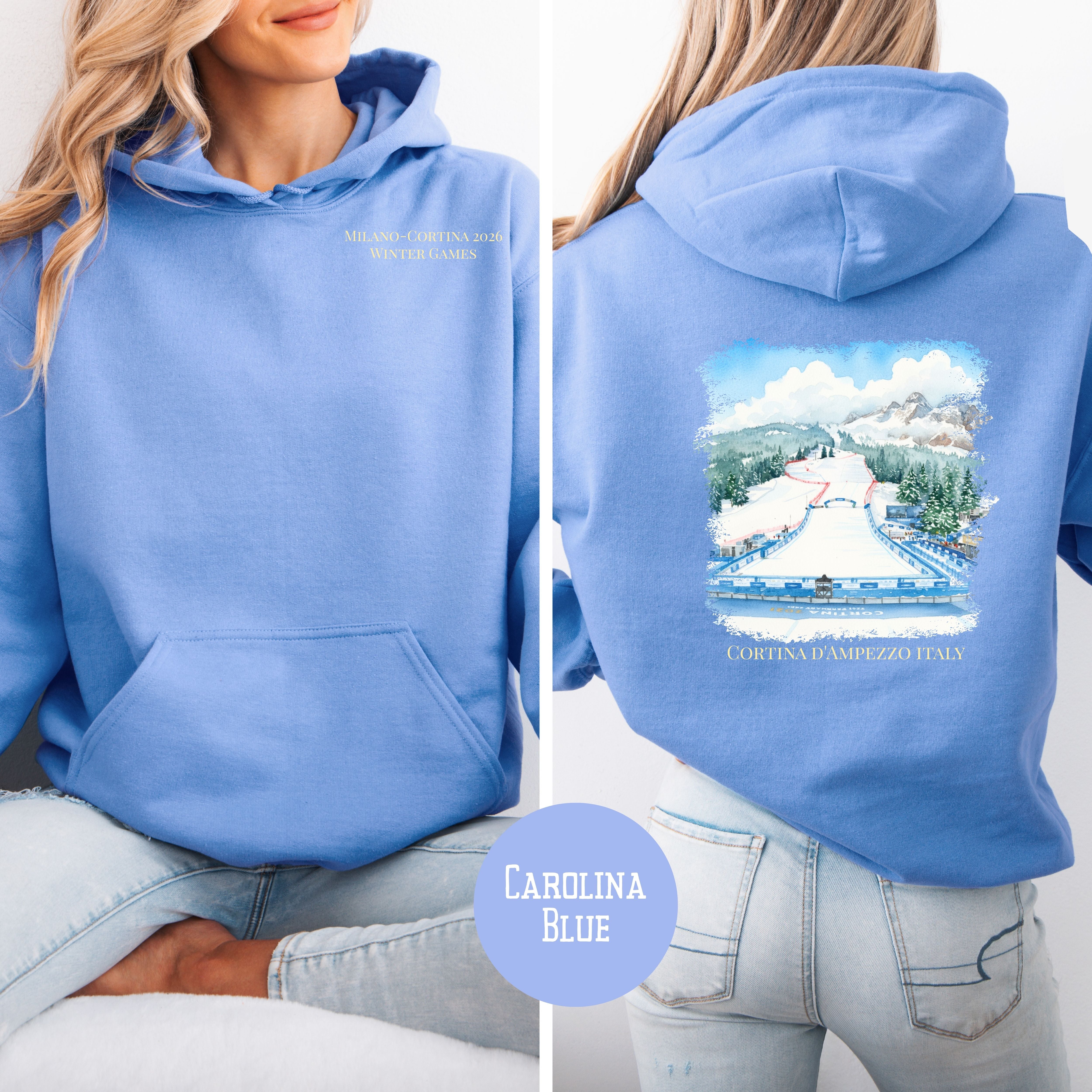 Milano Cortina d'Ampezzo Italy 2026 Winter Games Pullover Hoodie