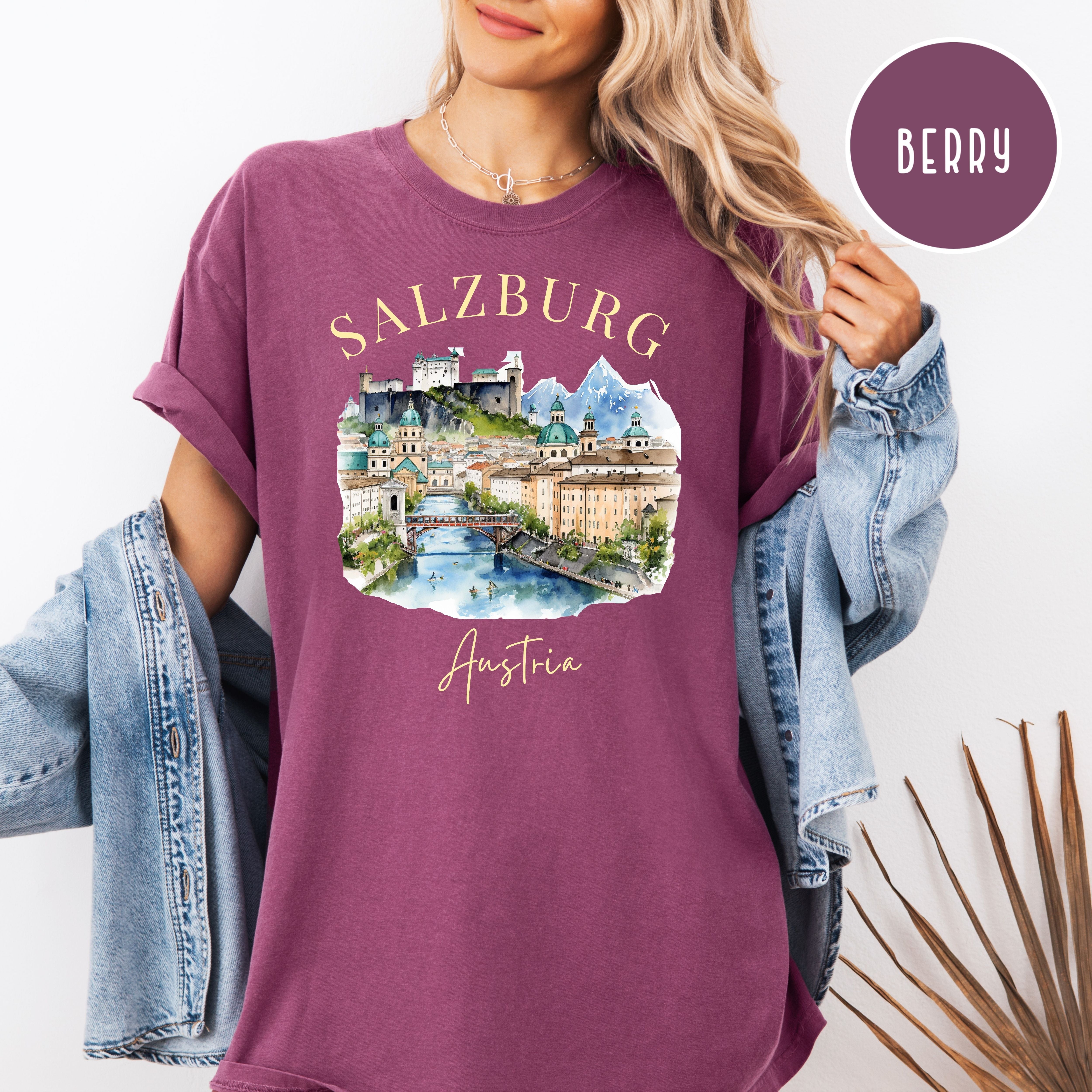 Salzburg Austria Comfort Colors Tee Shirt