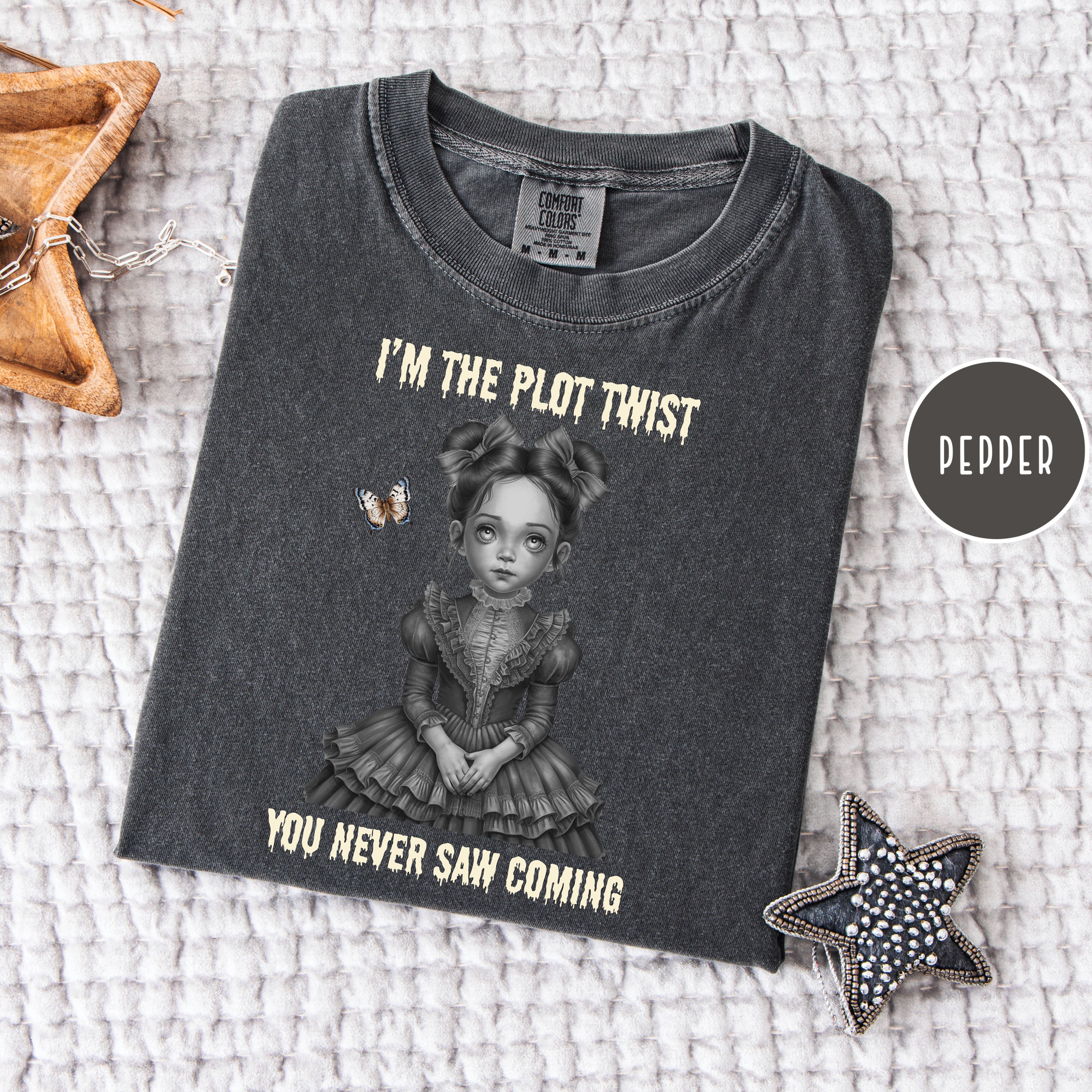 Murder Mystery Book Lover Comfort Colors Tee