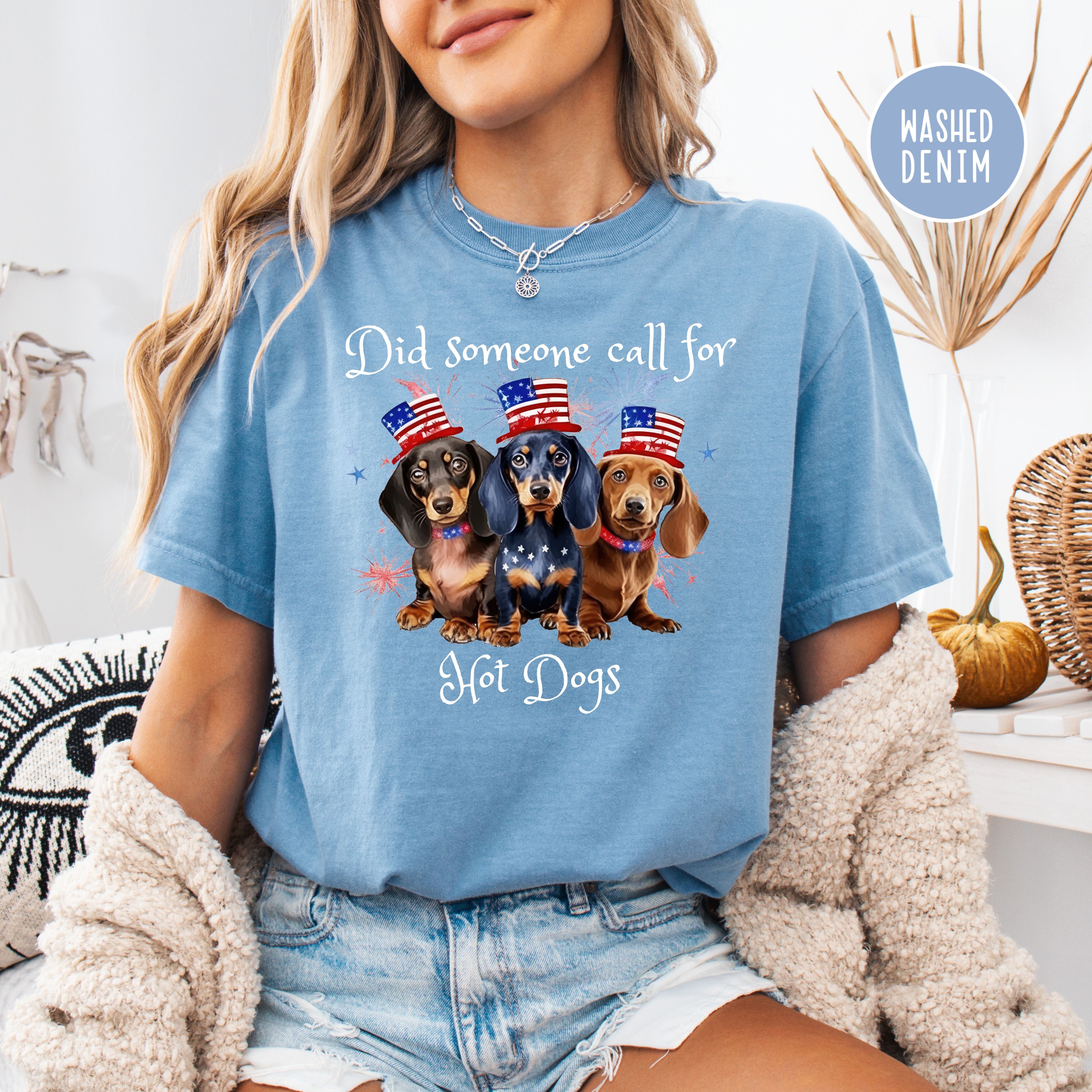 Funny Wiener Dog BBQ Picnic Comfort Colors® Tee