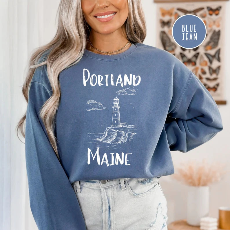 Portland Maine Comfort Colors® Sweatshirt