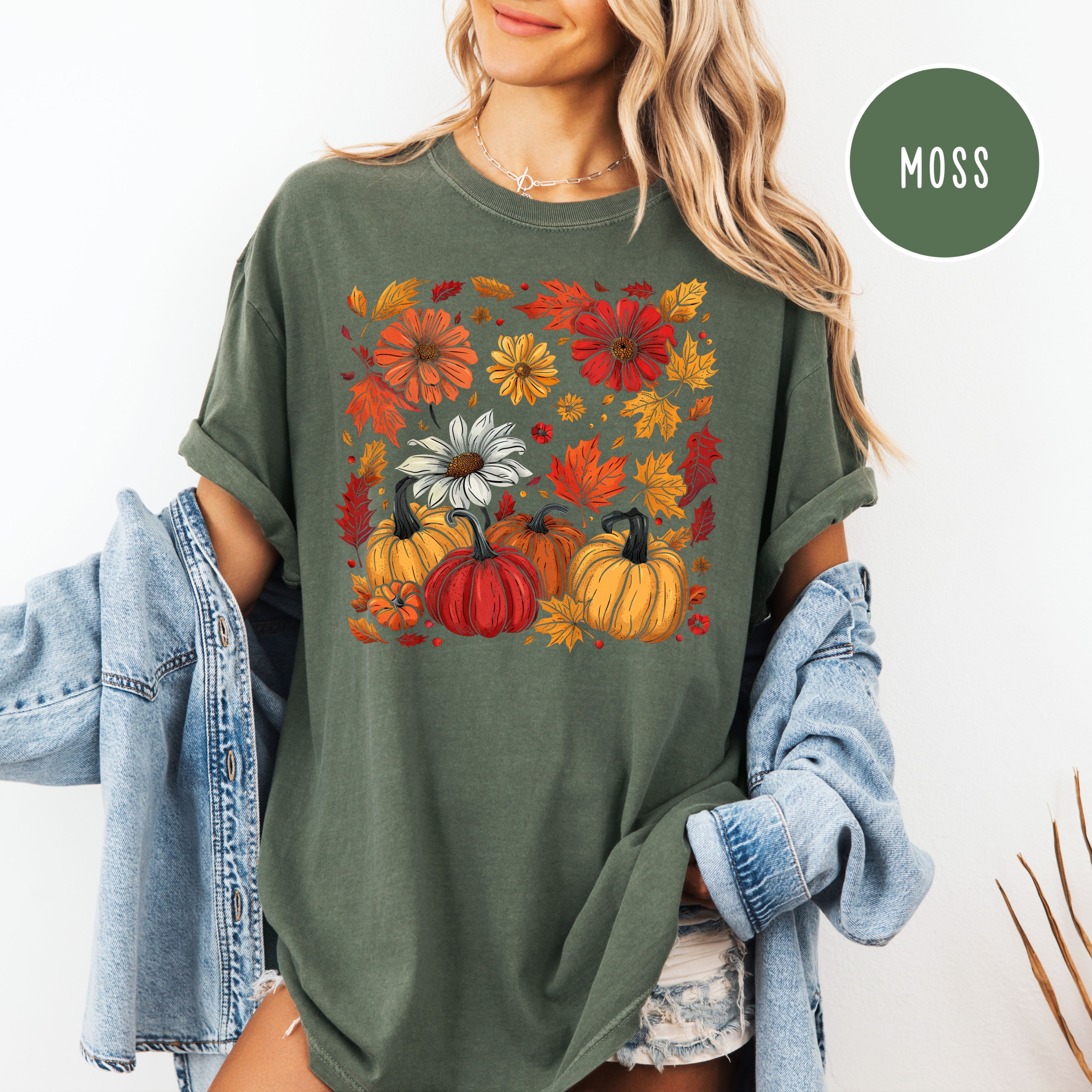 Beautiful Fall Comfort Colors Unisex Autumn Tee Shirt