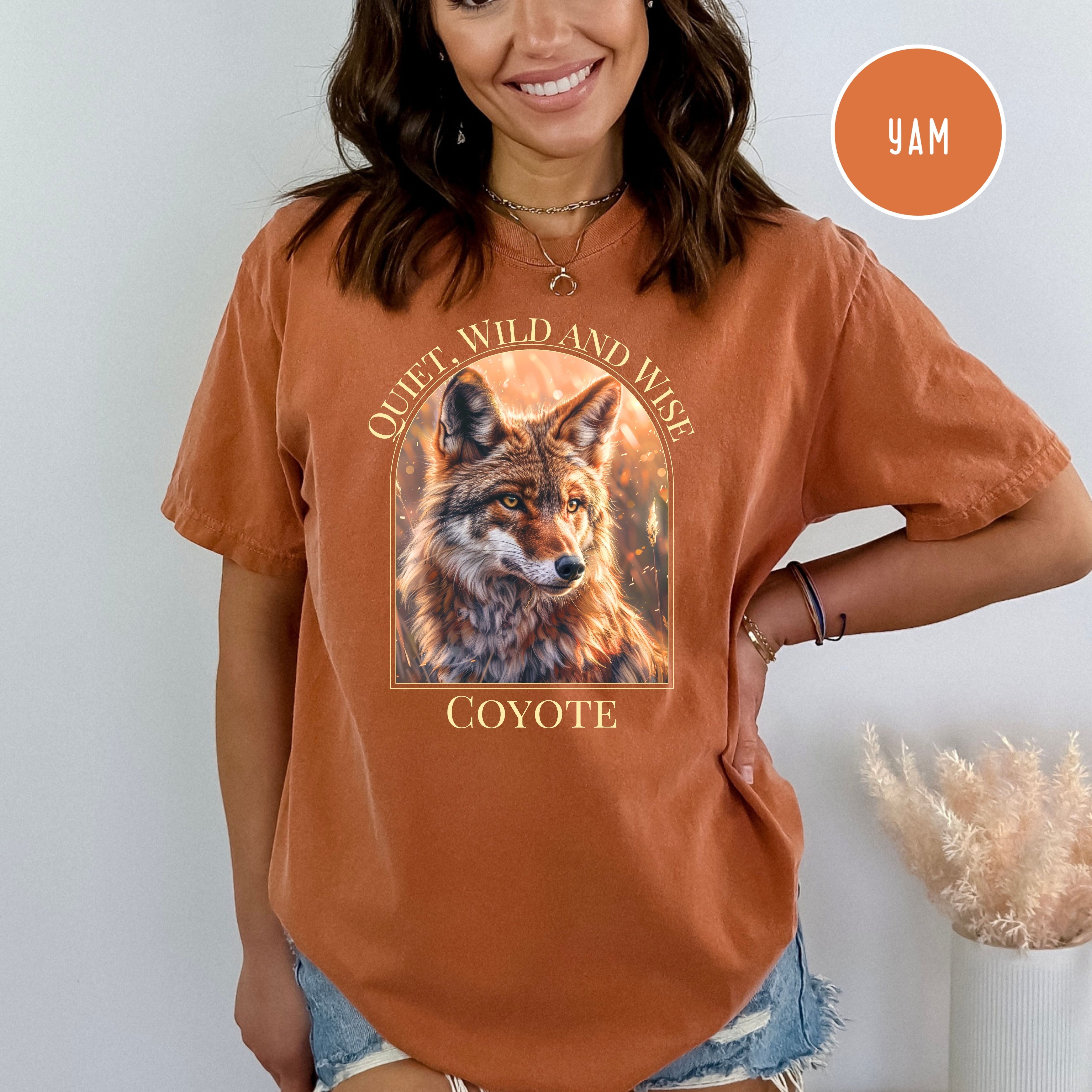 Quiet Wild & Wise Coyote Comfort Colors® Tee