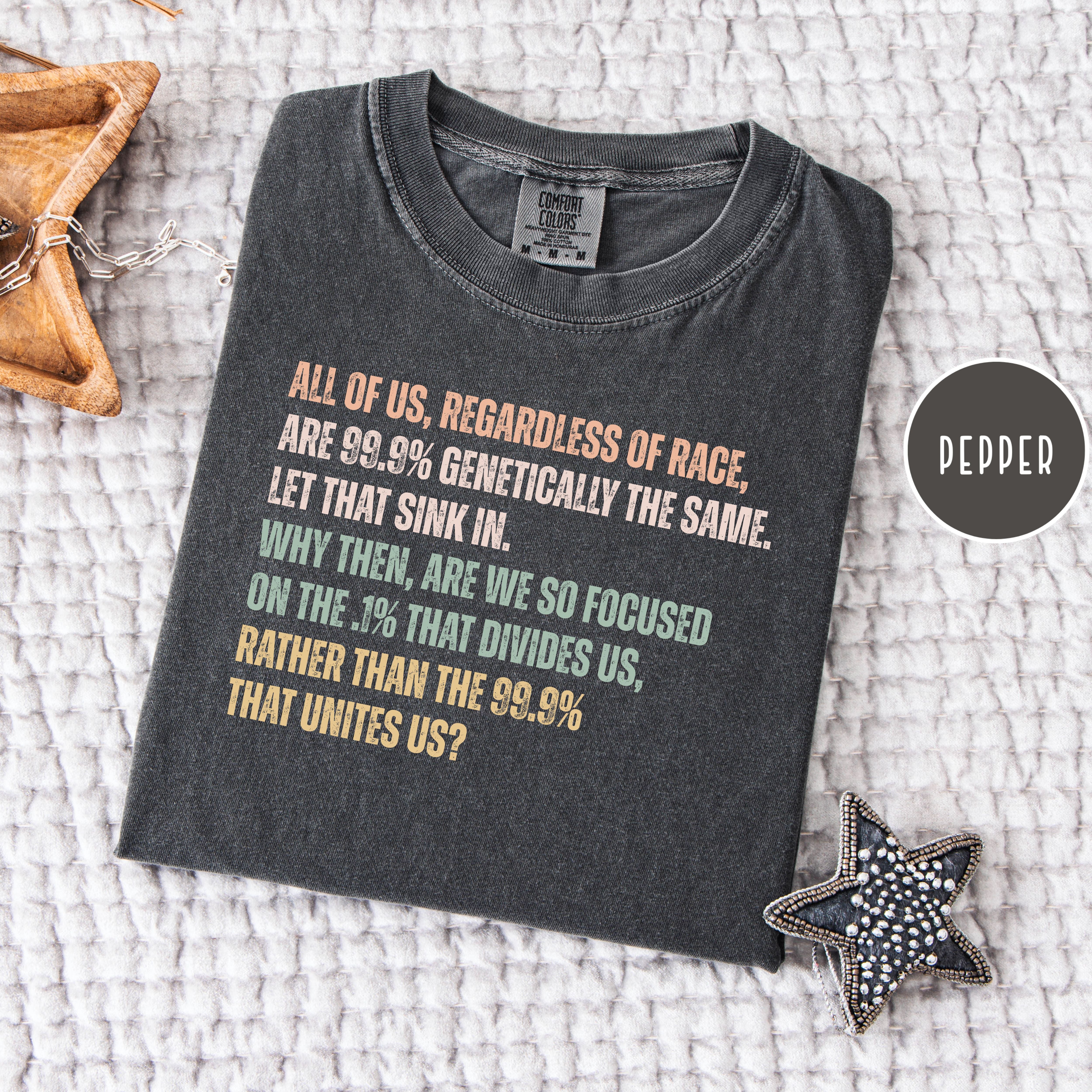 Equal Rights Pro Democracy Comfort Colors Adult Unisex Tee Shirt