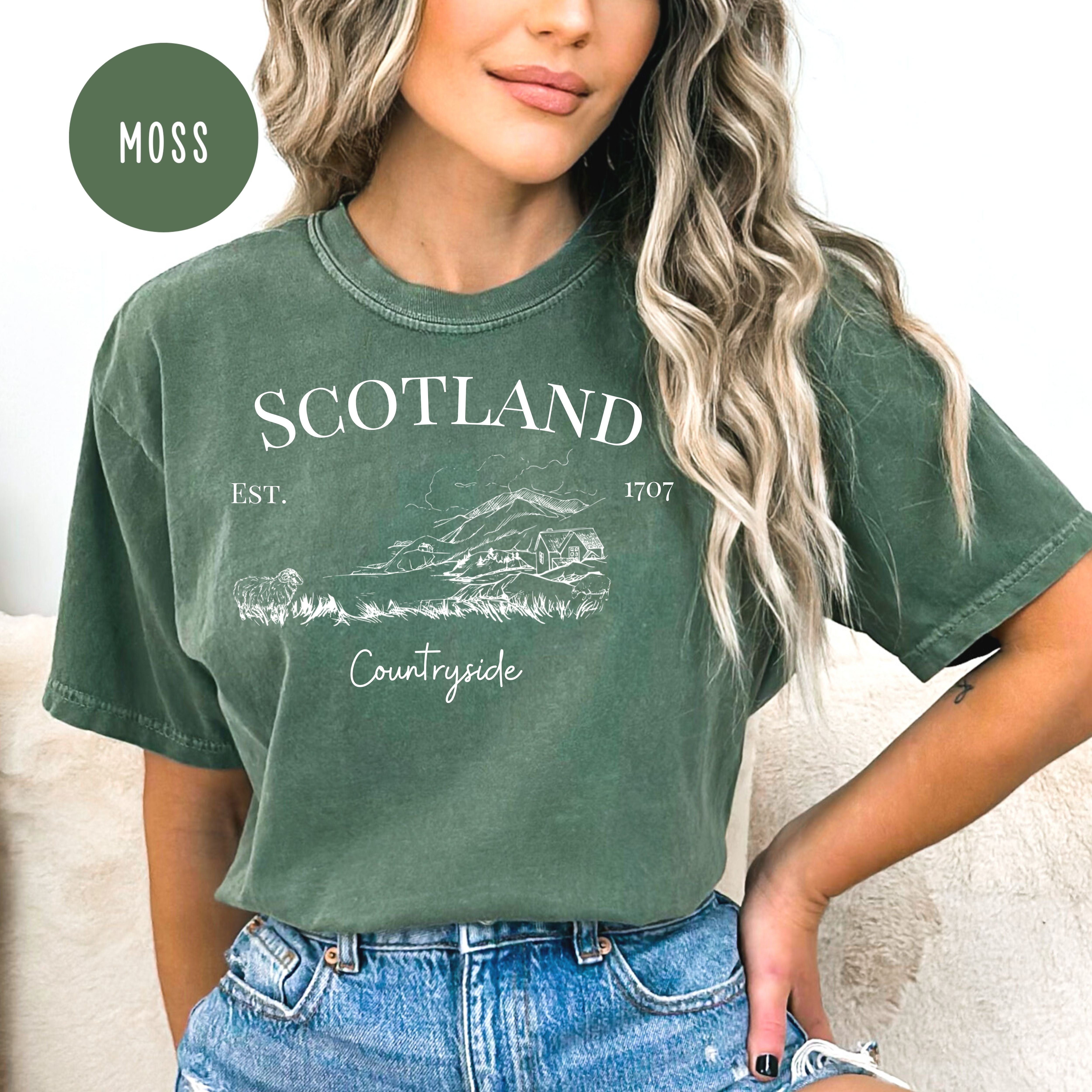 Scotland Countryside Comfort Colors® Tee