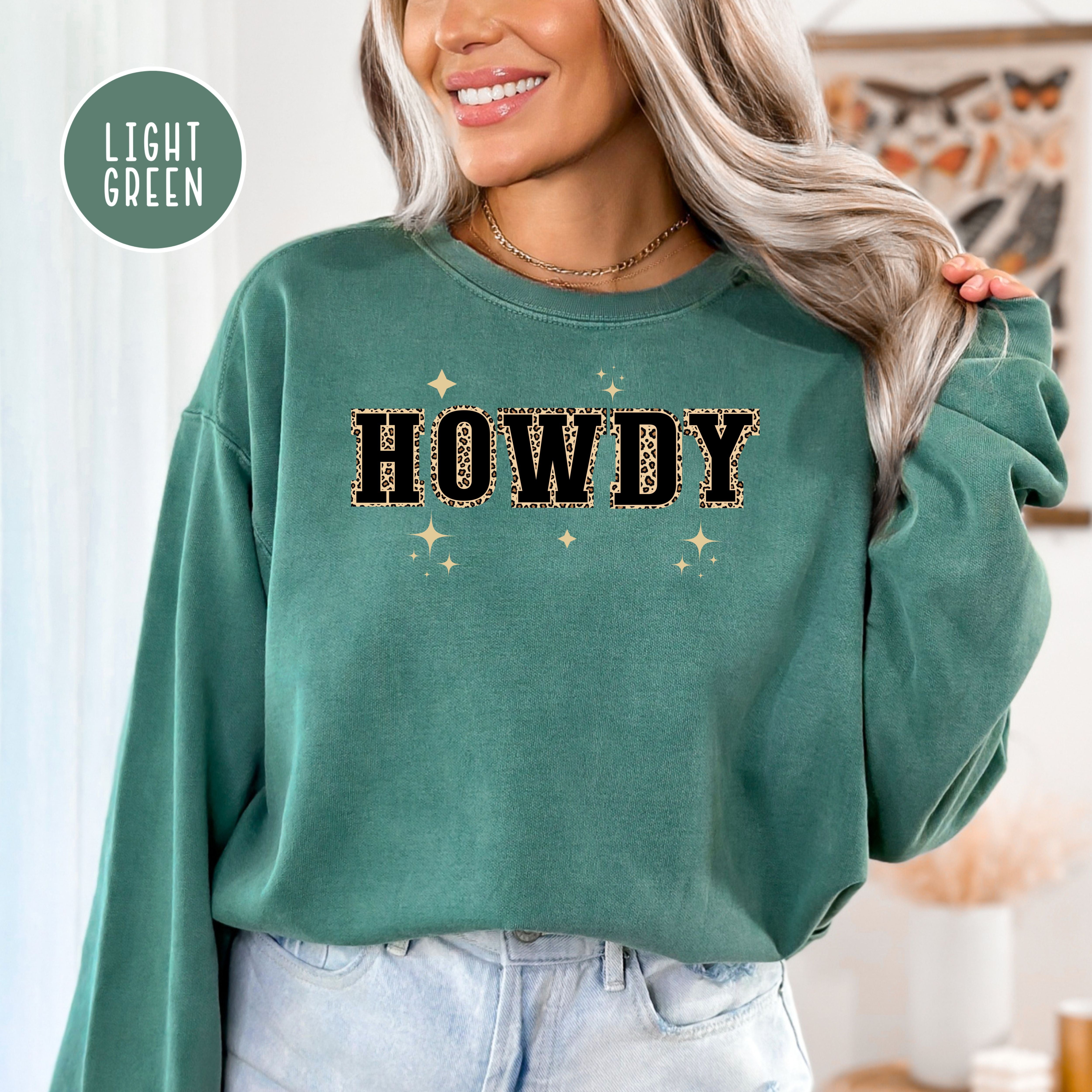 Howdy Cheta Comfort Colors® Sweatshirt