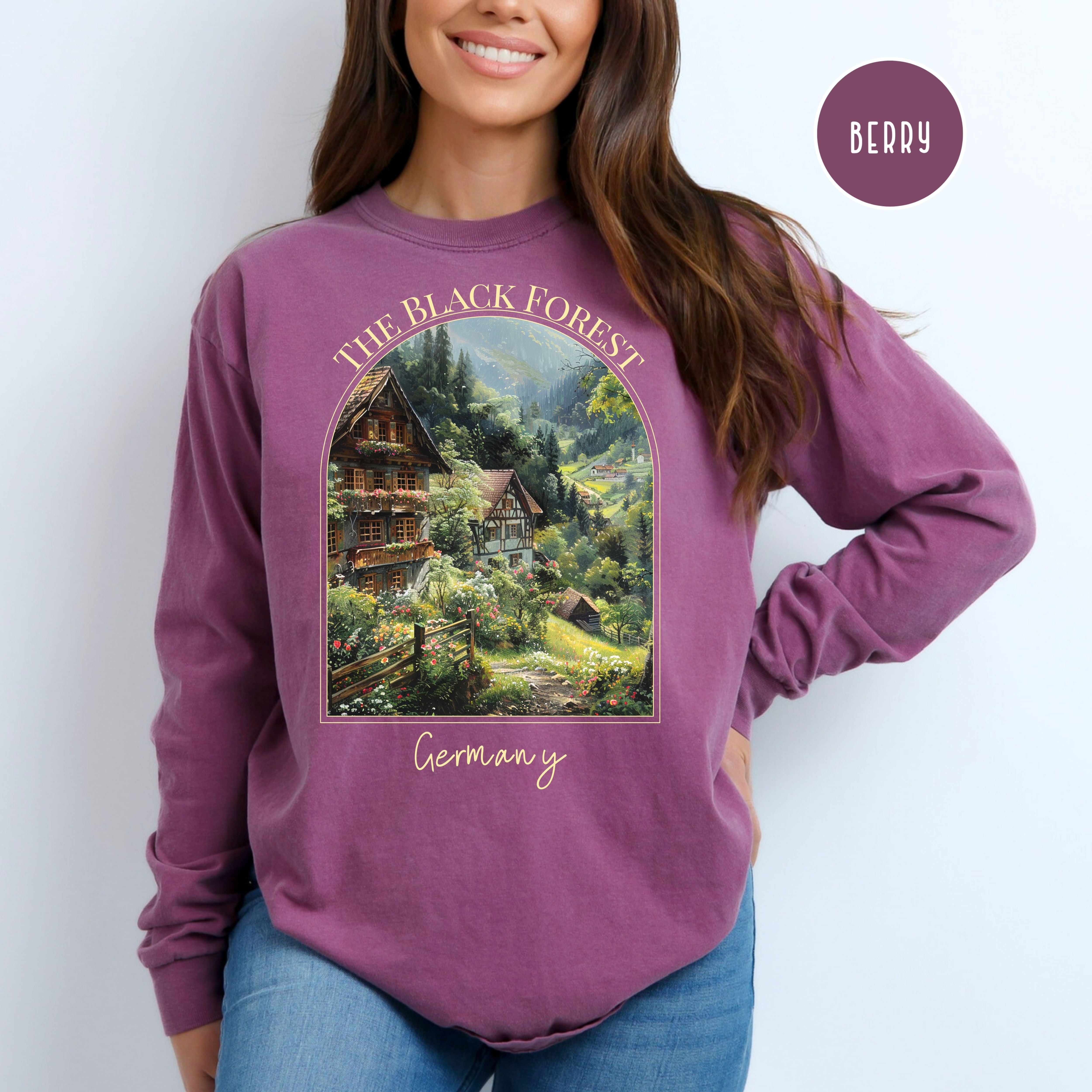 Black Forest Germany Comfort Colors® Long Sleeve Tee