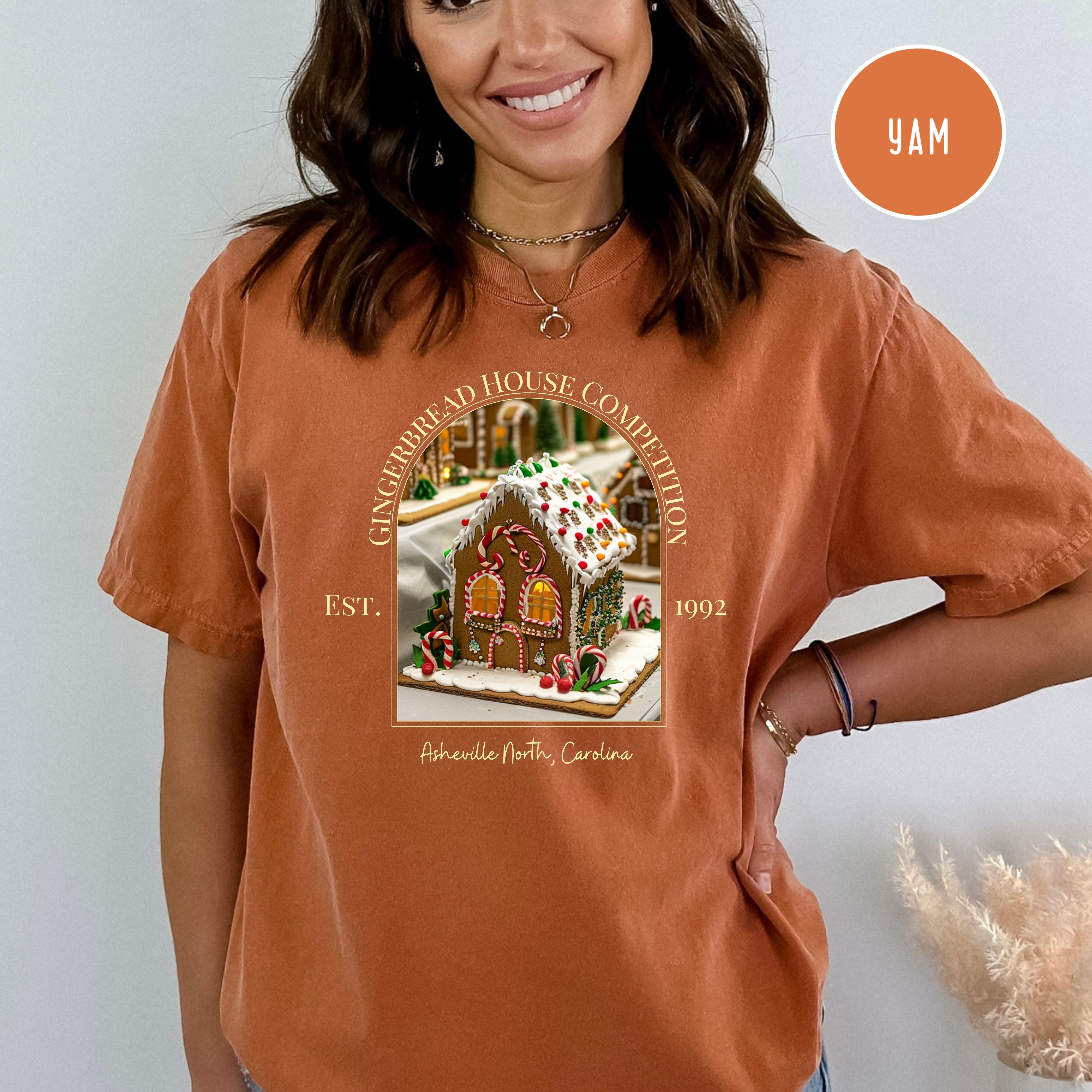 Asheville North Carolina Gingerbread House Competition Comfort Colors® Tee