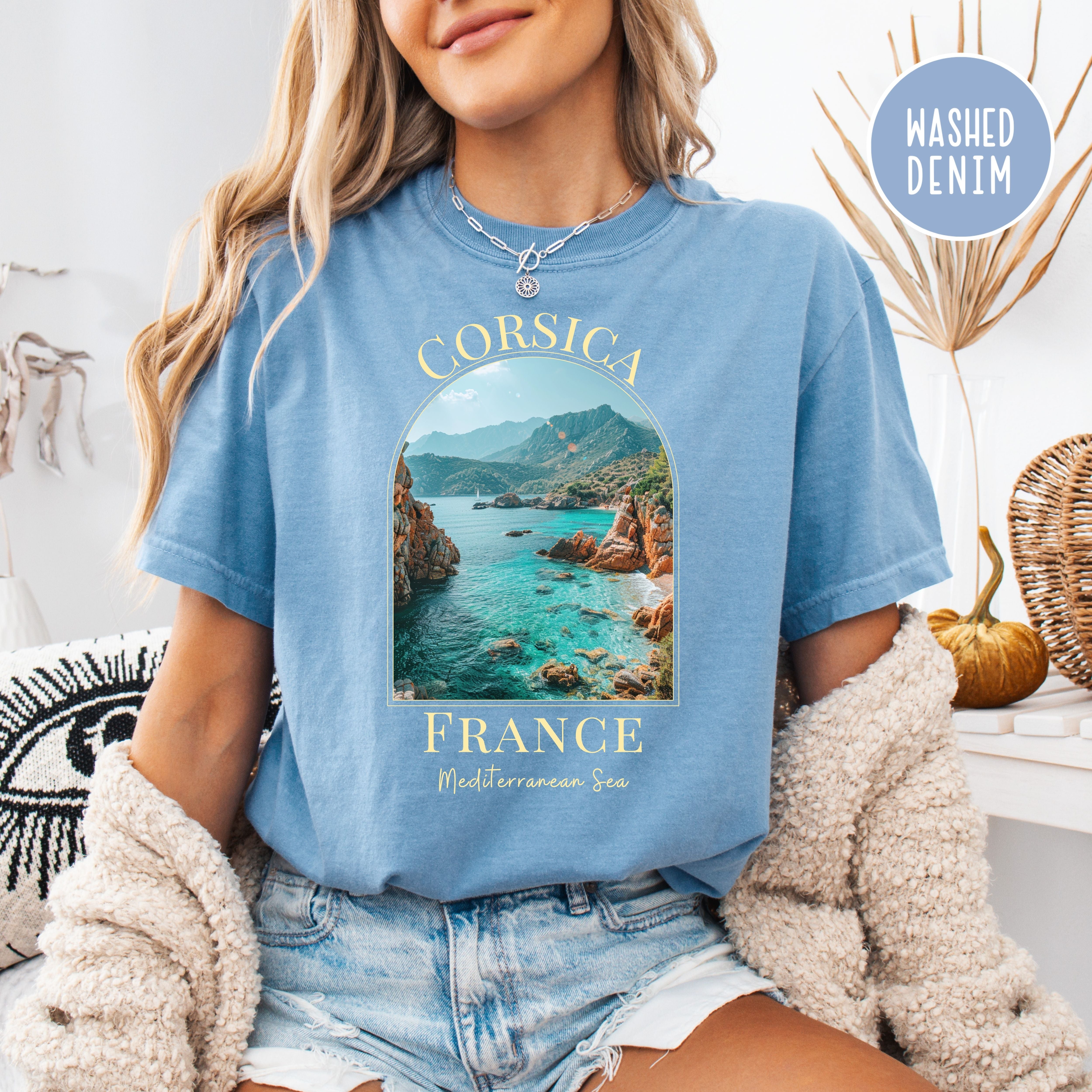 Corsica Island France Comfort Colors® Tee