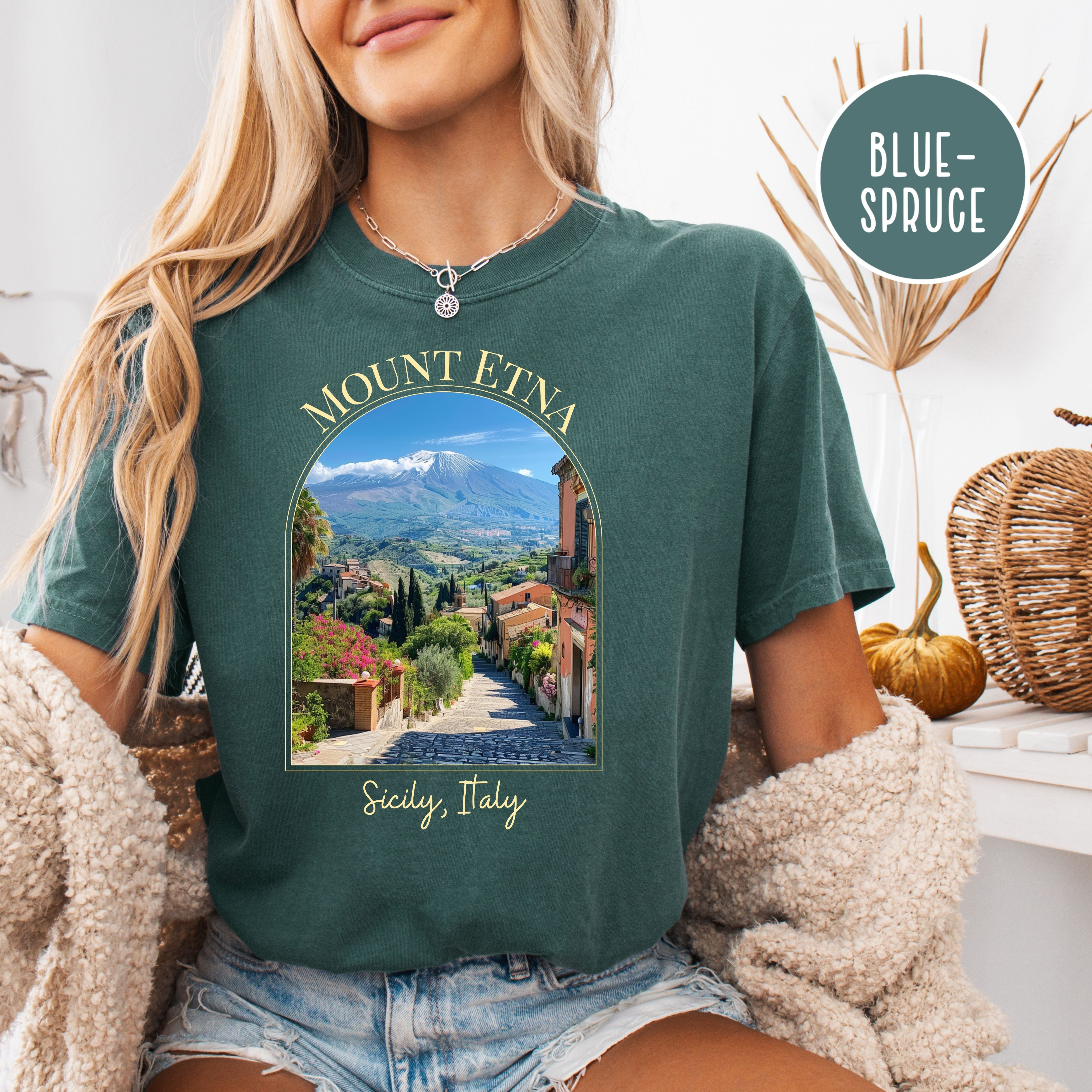 Mount Etna Sicily Italy Comfort Colors® Tee