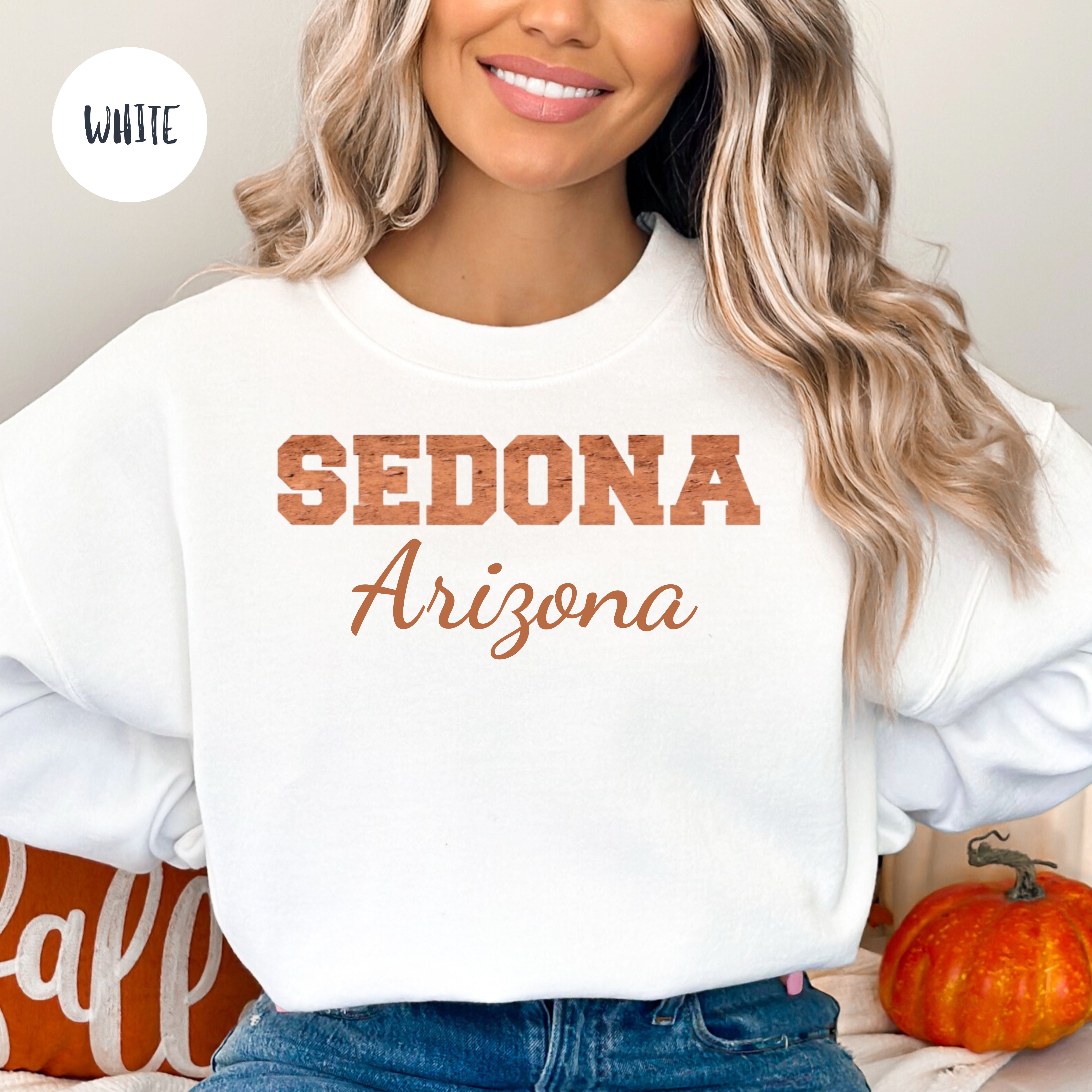 Sedona Red Rock Lettering Sweatshirt