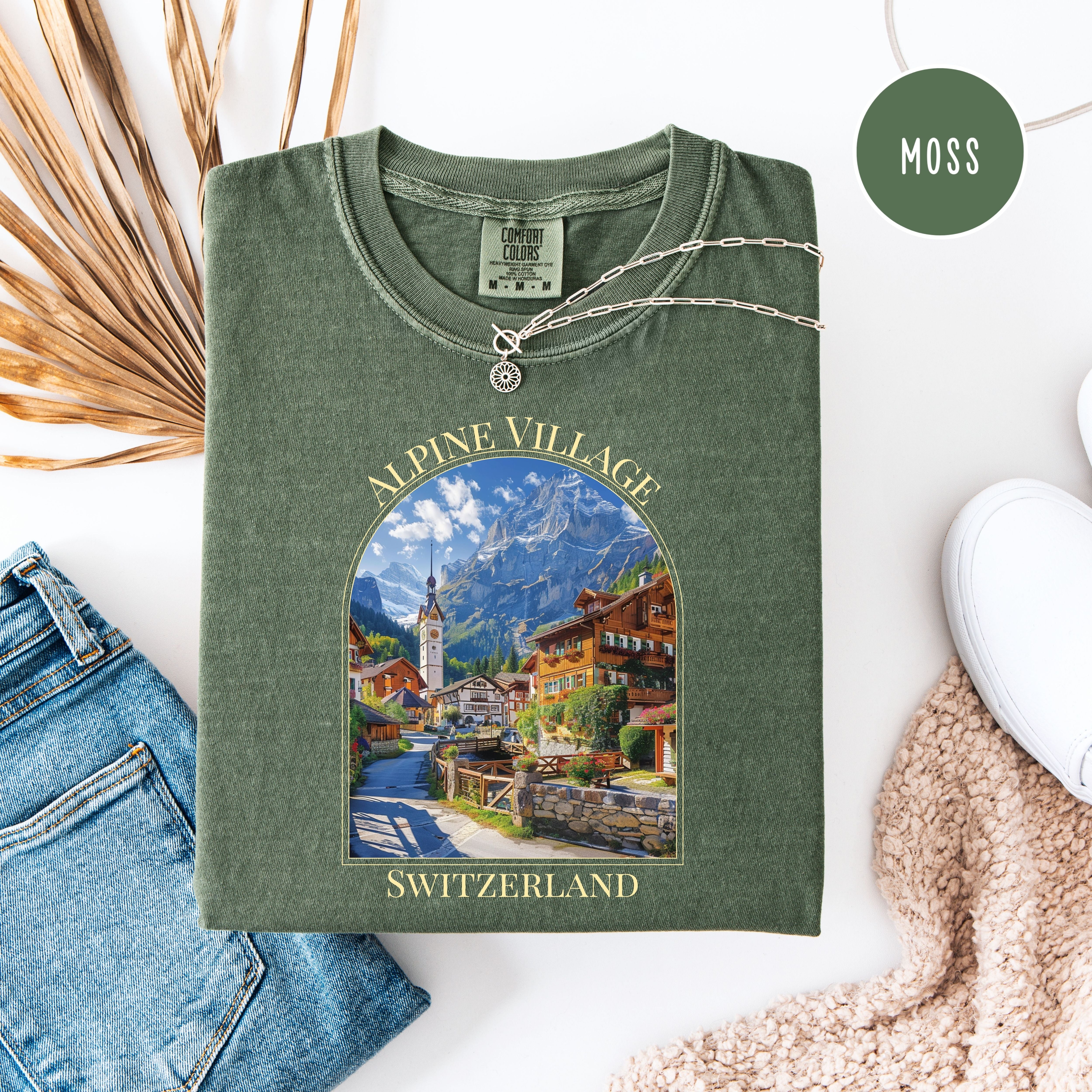 Switzerland Comfort Colors Vacation Gift Tee