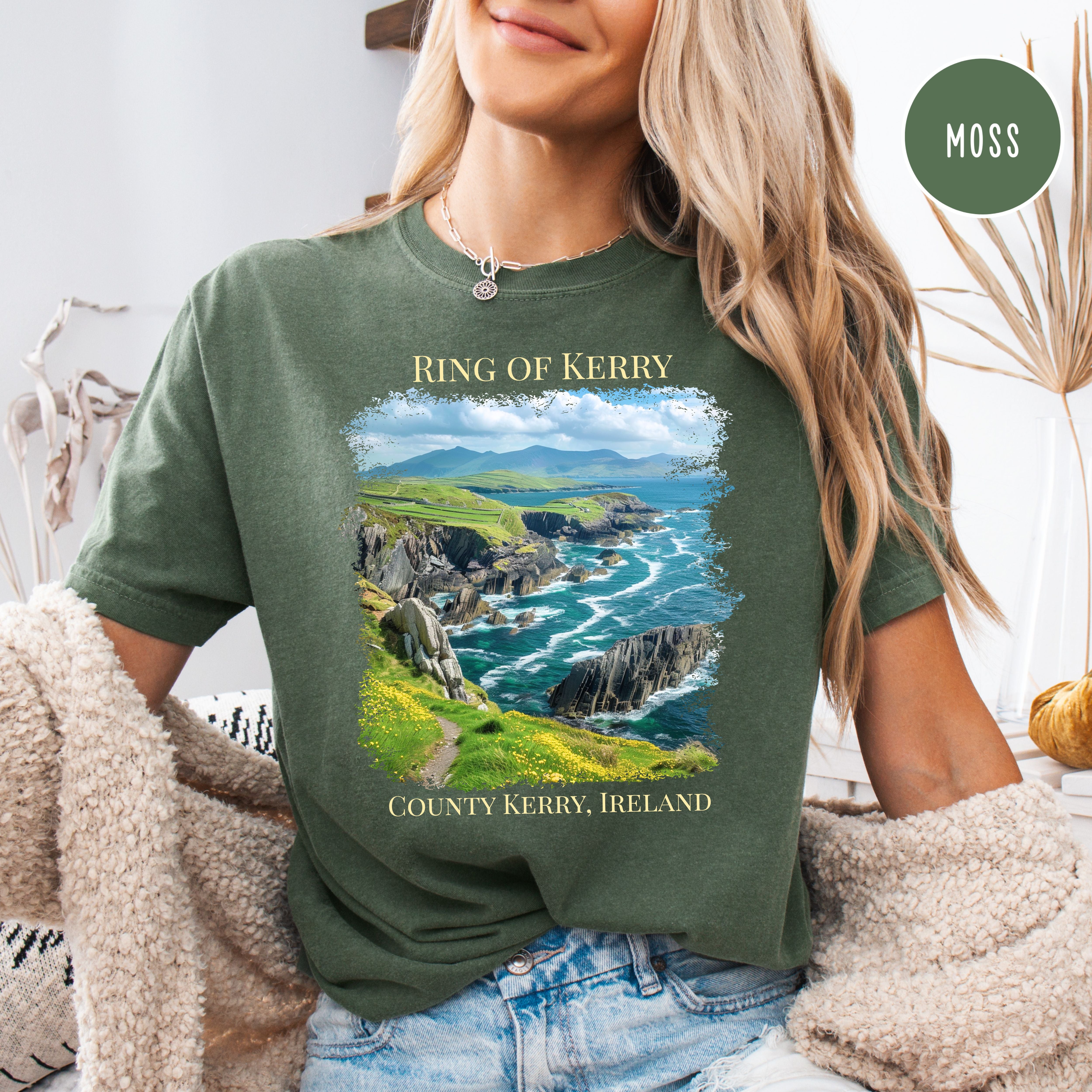 Dublin Ireland Ring of Kerry Comfort Colors Tee