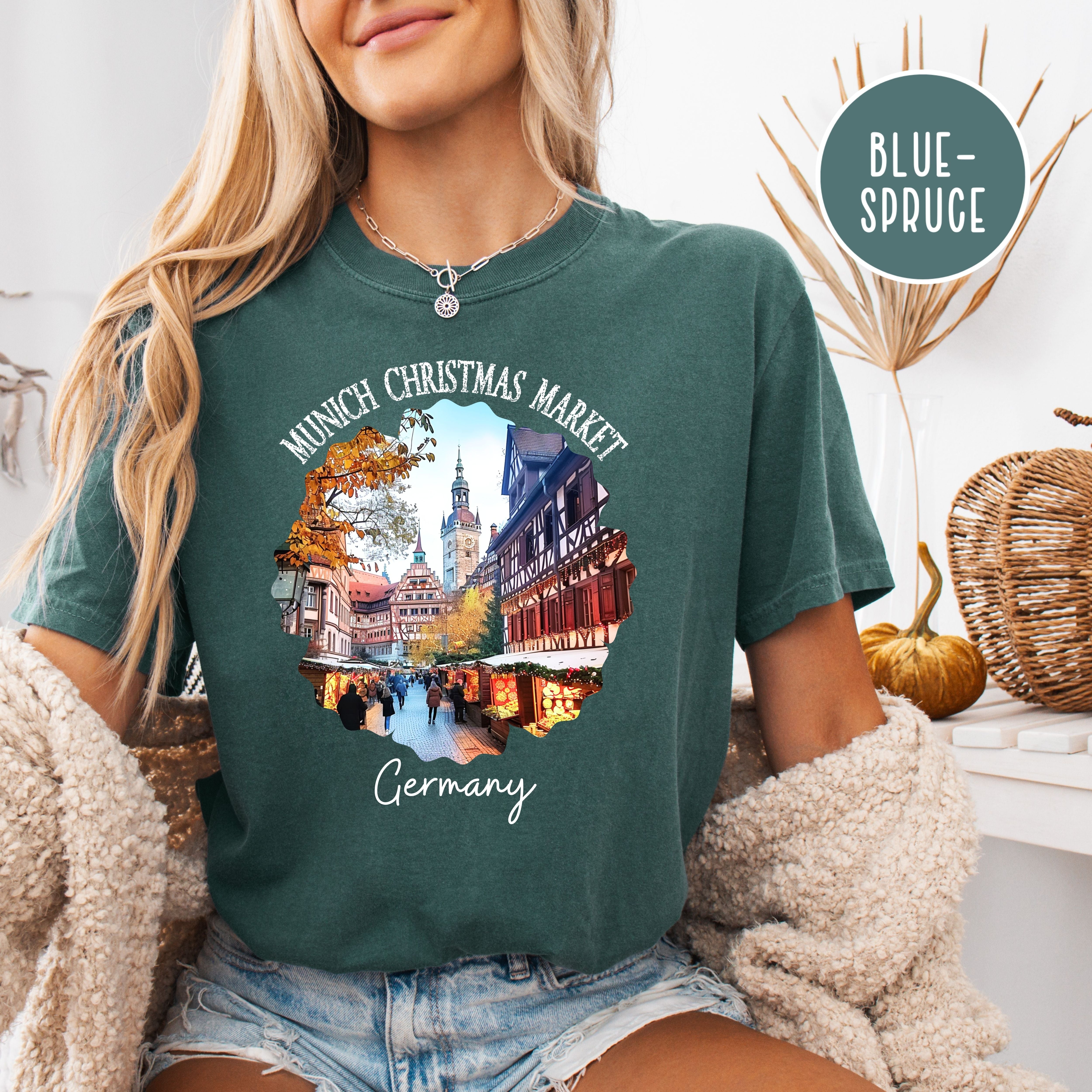 Munich Germany Christmas Market Comfort Colors® Tee