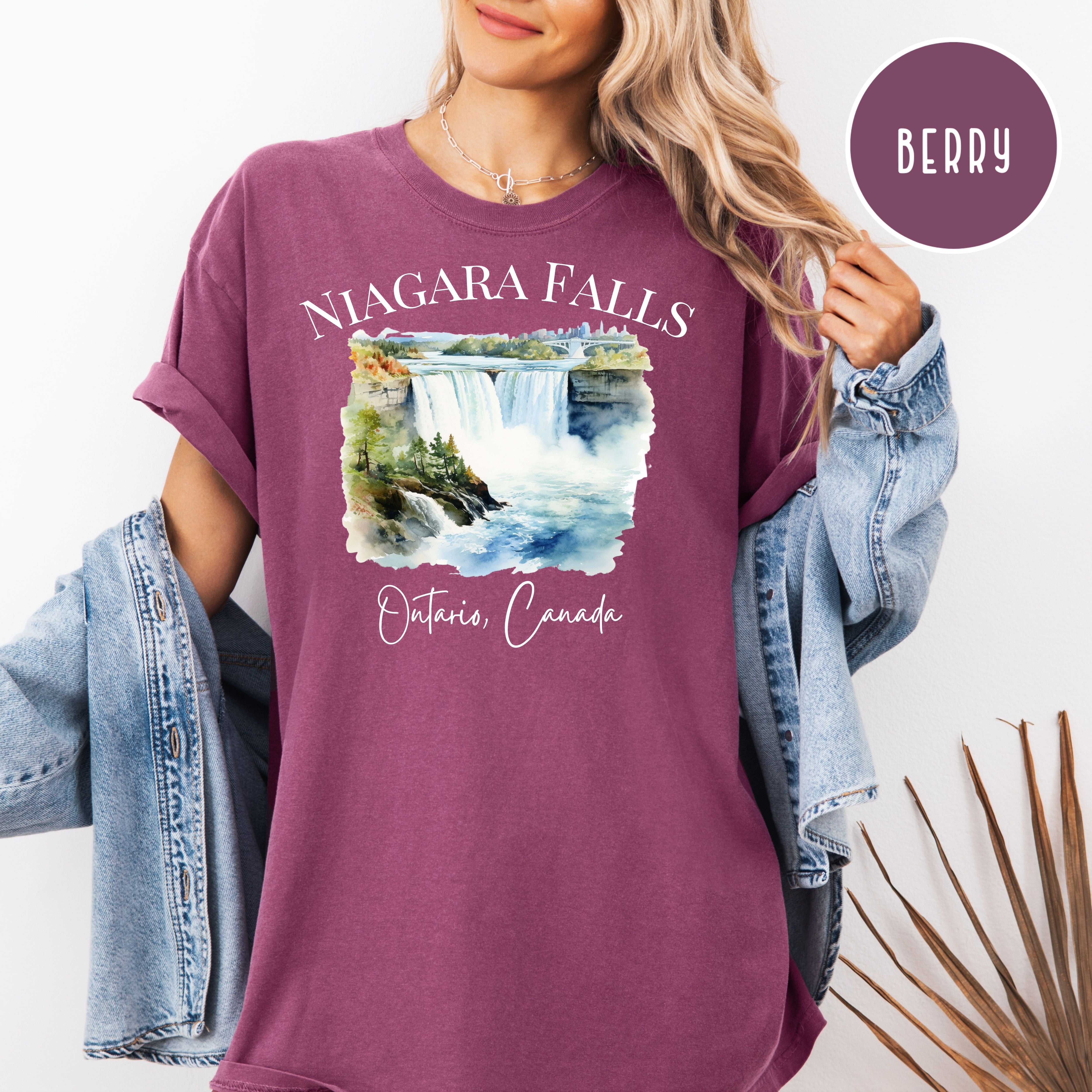Niagara Falls Ontario Canada Comfort Colors Unisex Tee Shirt