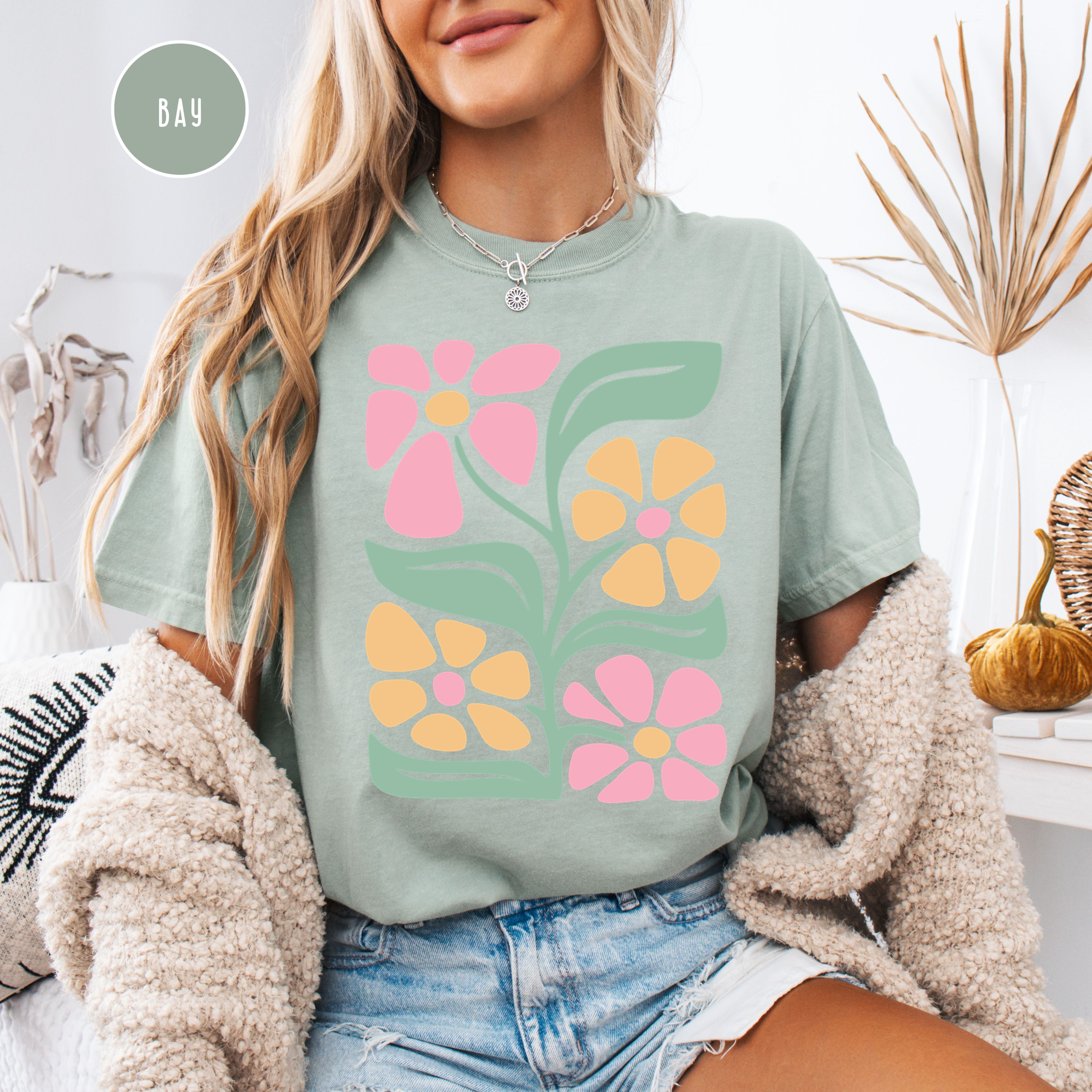 Floral Spring Comfort Colors® Tee