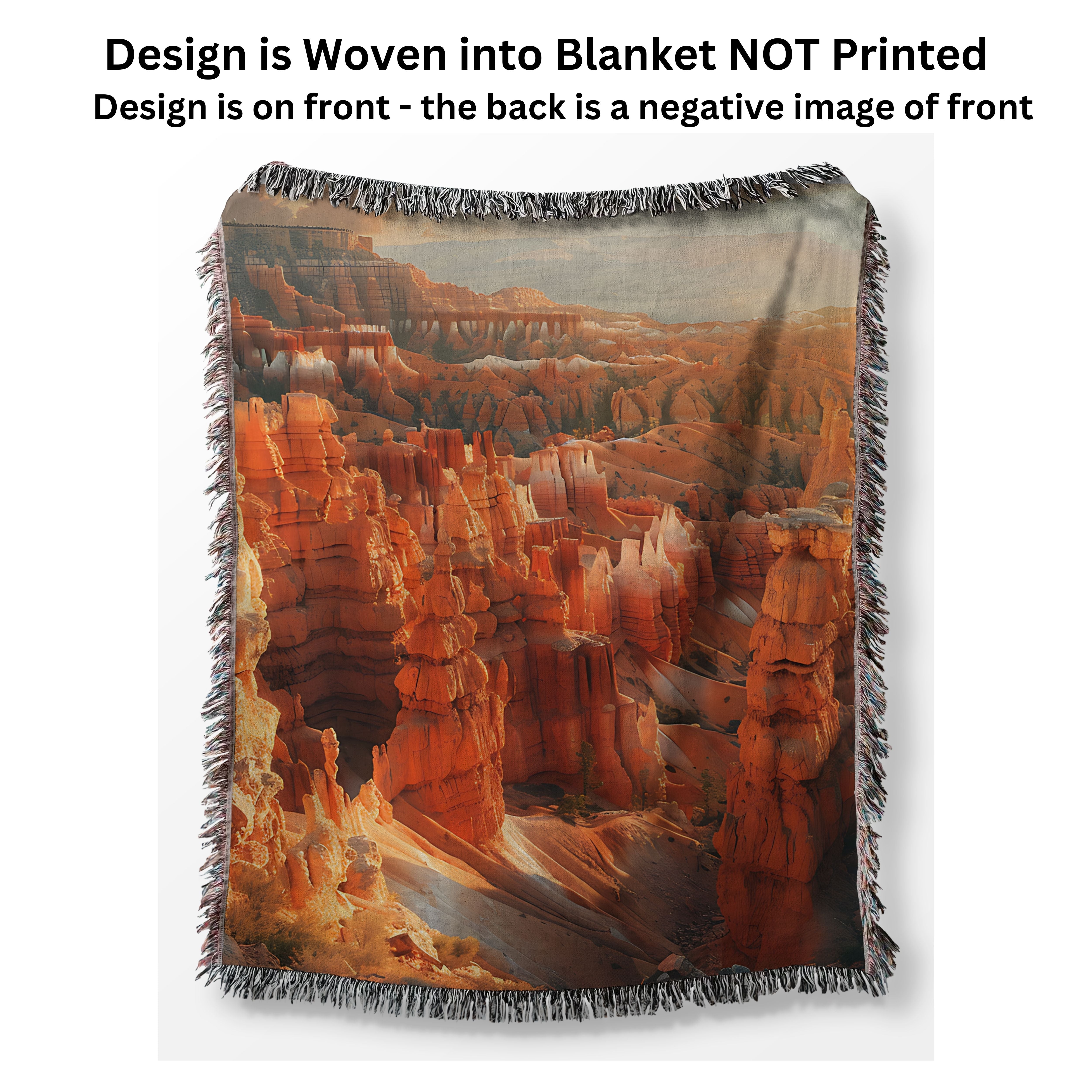 Bryce Canyon Woven Throw Blanket