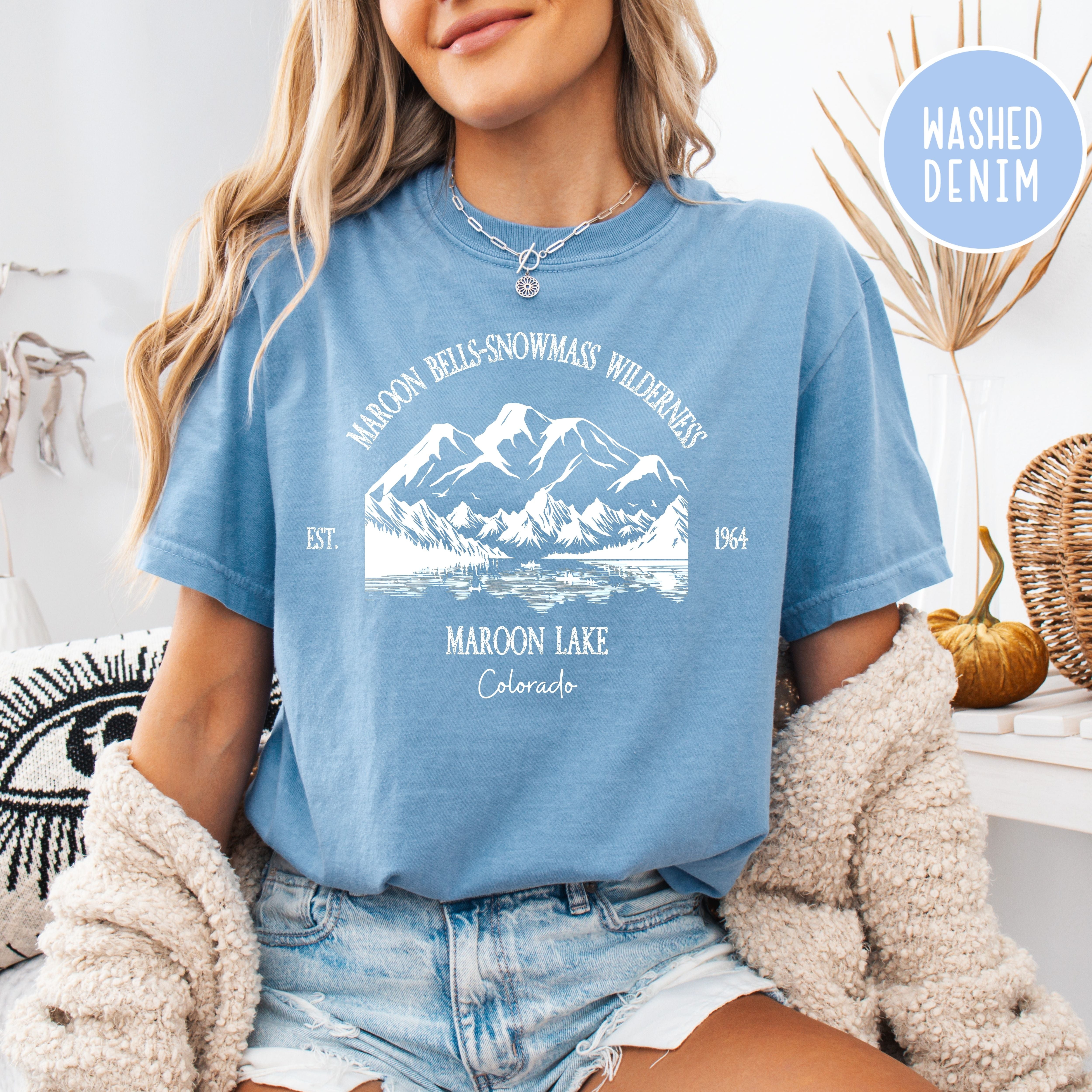Maroon Bells-Snowmass Wilderness Maroon Lake Comfort Colors® Tee