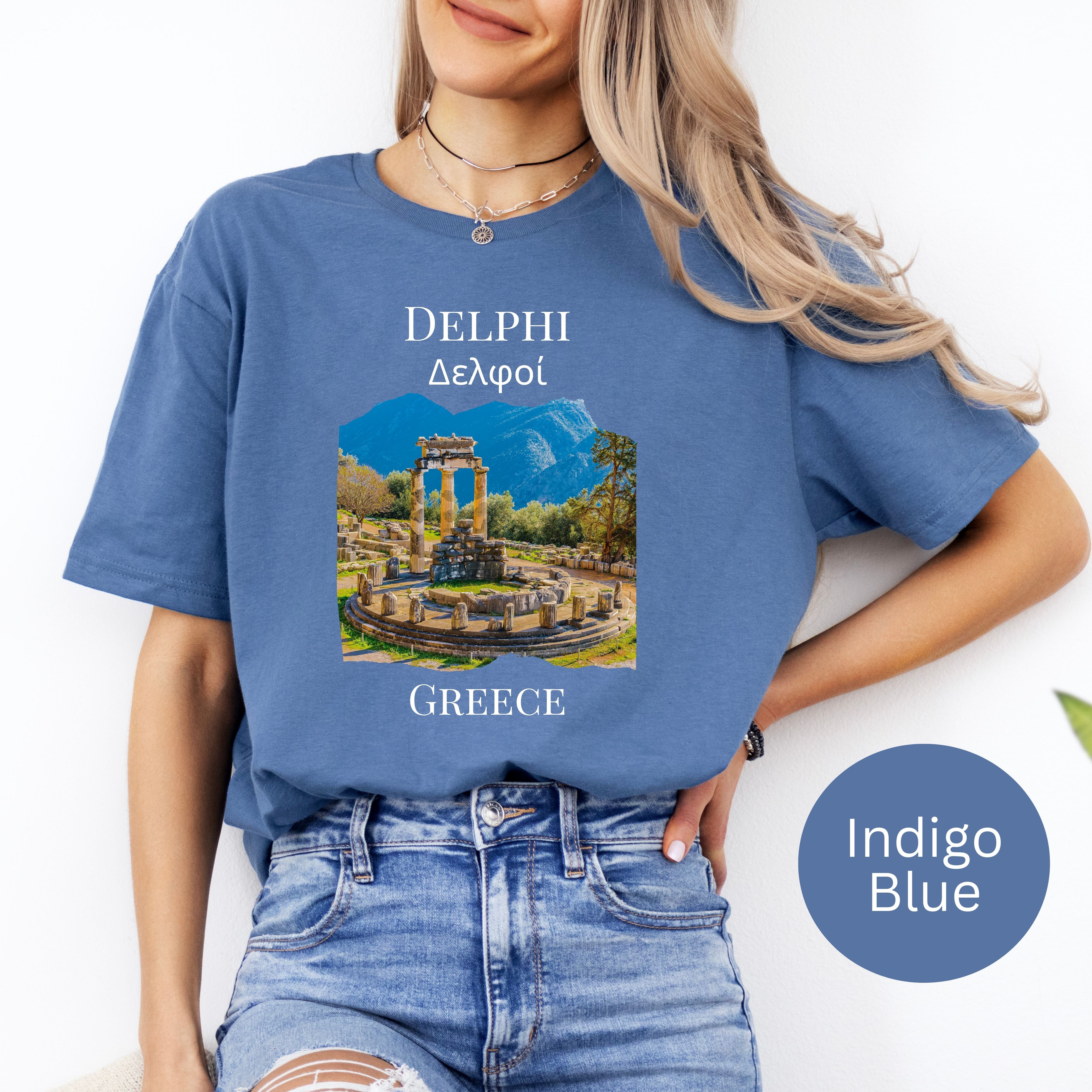 Delphi Greece Vacation Soft-Style Adult Unisex Tee