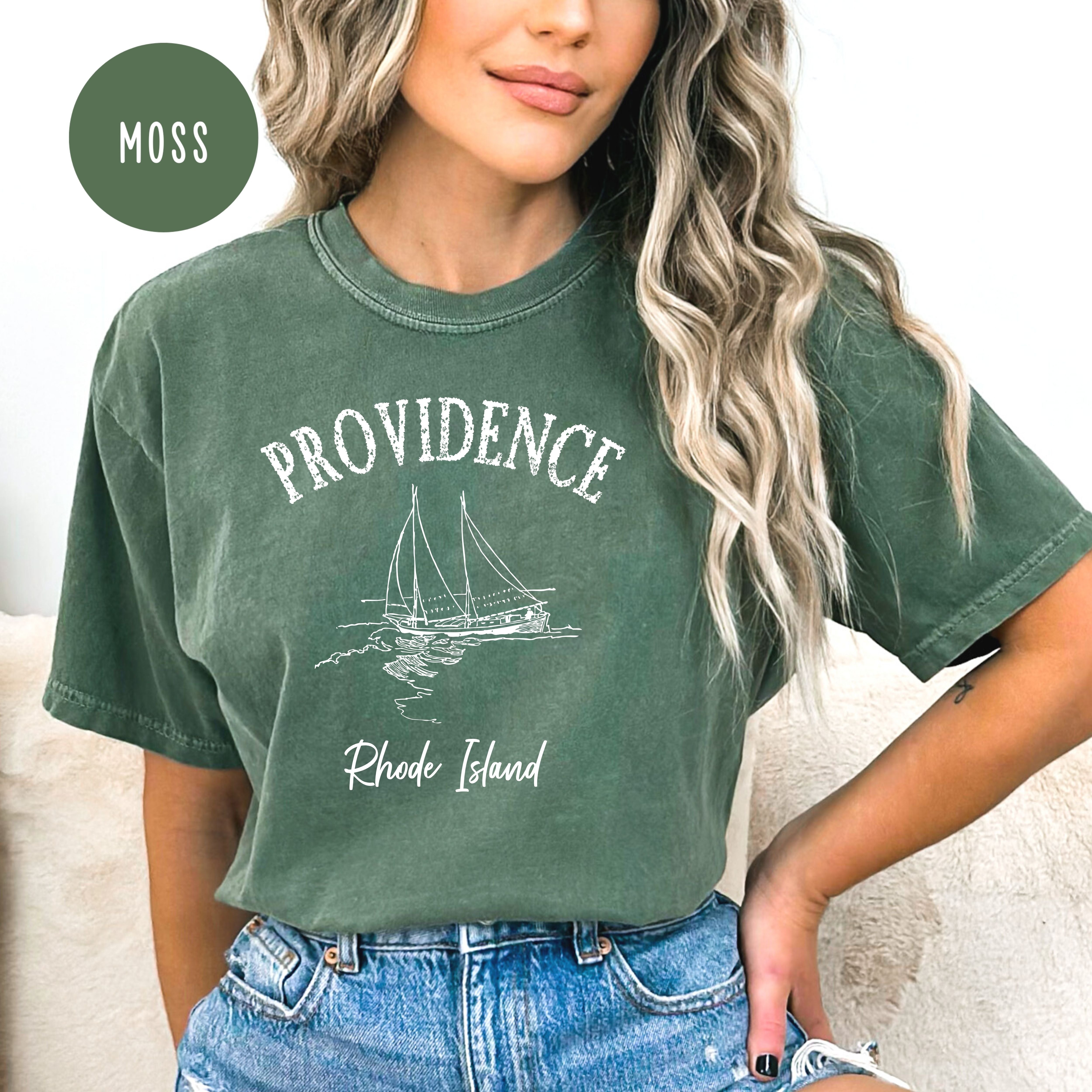Providence Rhode Sailboat Comfort Colors® Tee