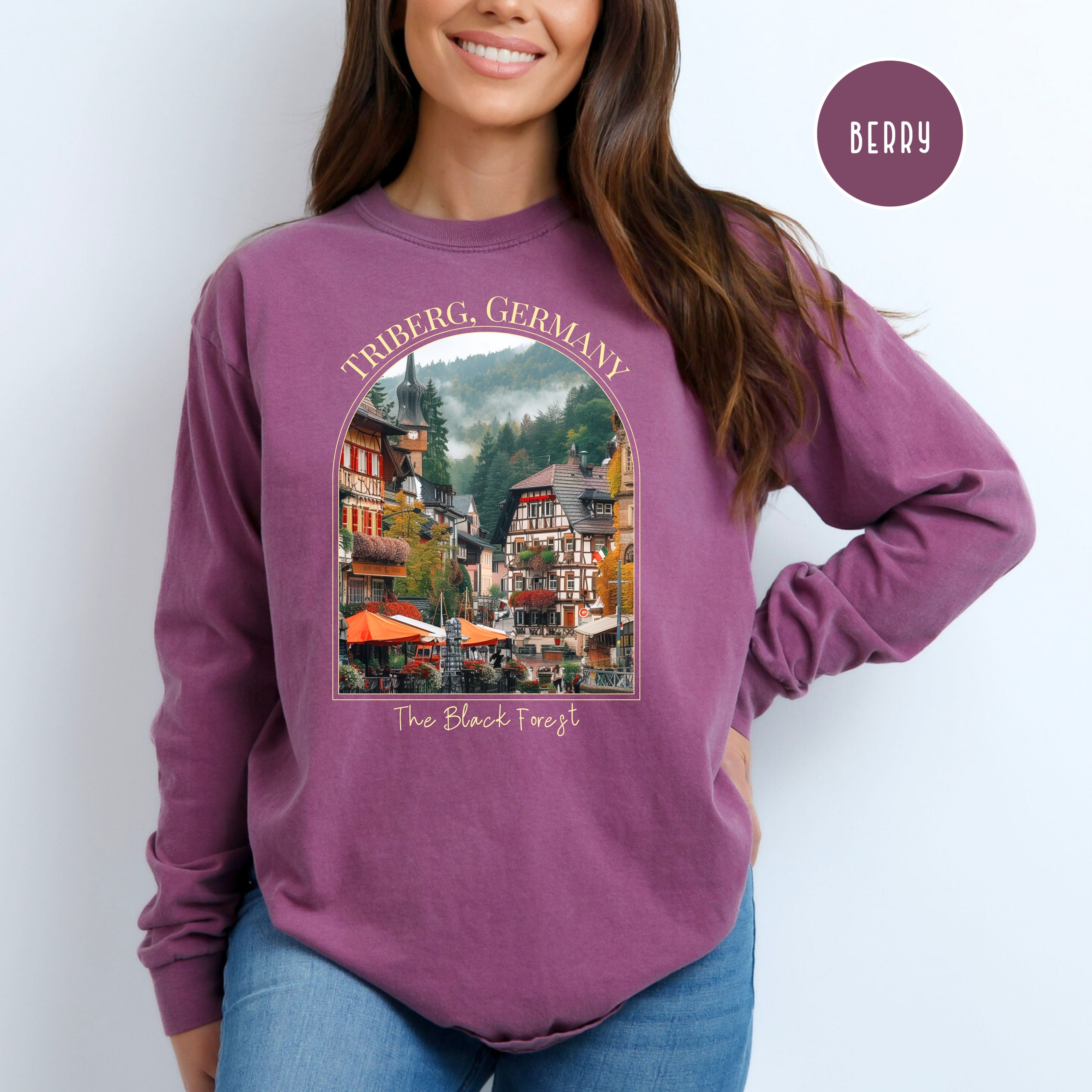 Triberg Germany Black Forest Comfort Colors® Long Sleeve Tee