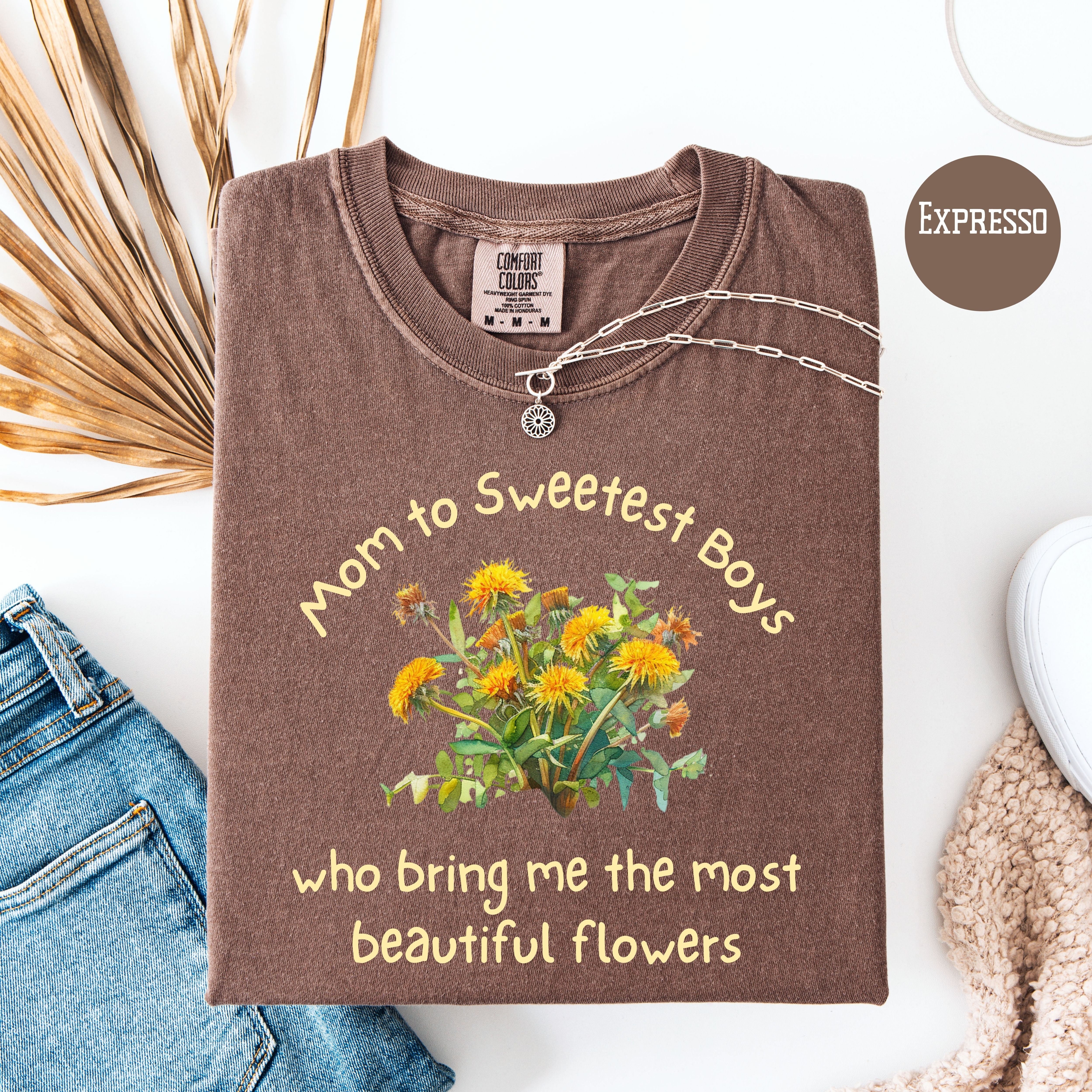 Mom To Boys Comfort Colors T-Shirt,  Mom To Young Boys Shirt