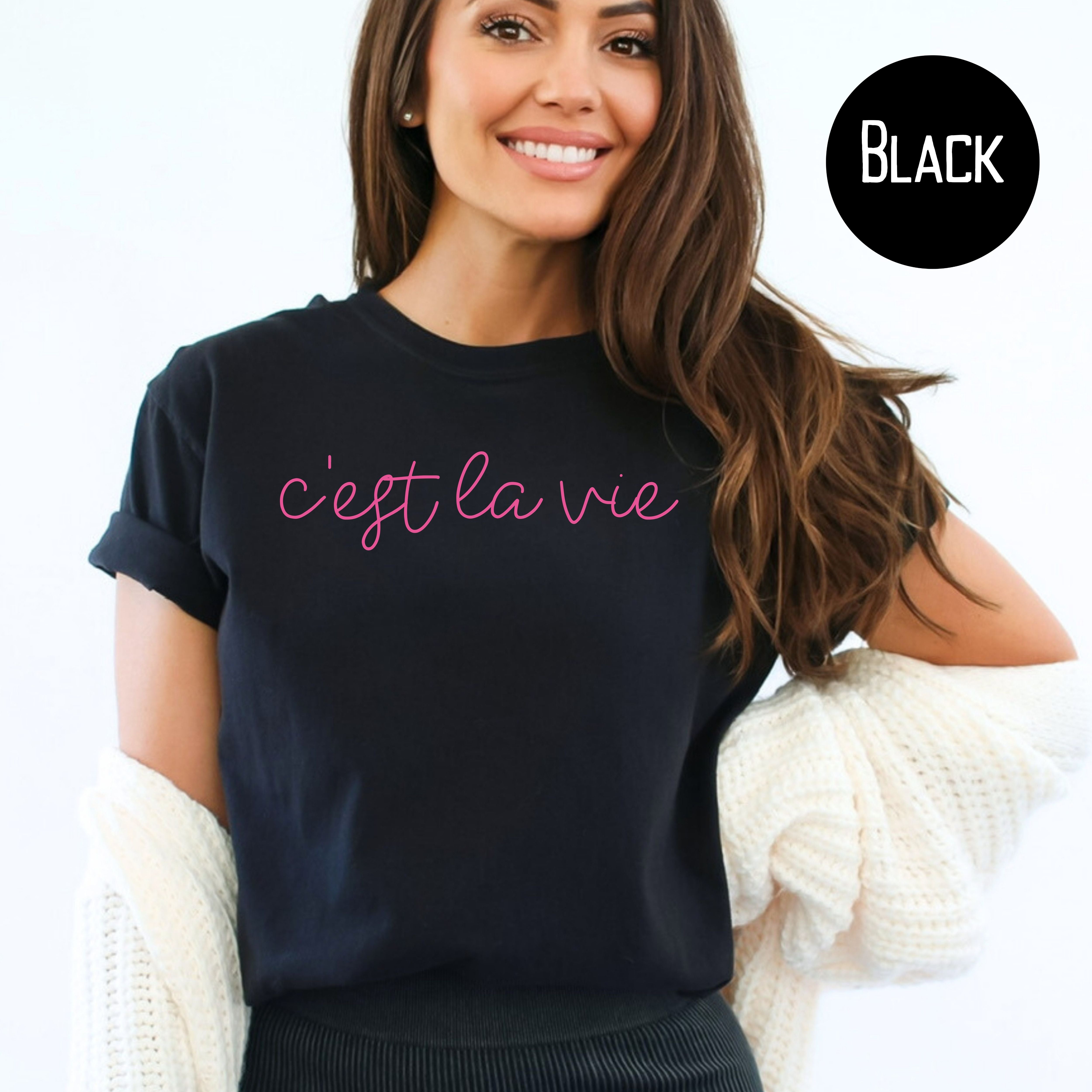 C'est la Vie, That's Life in French Comfort Colors® Tee