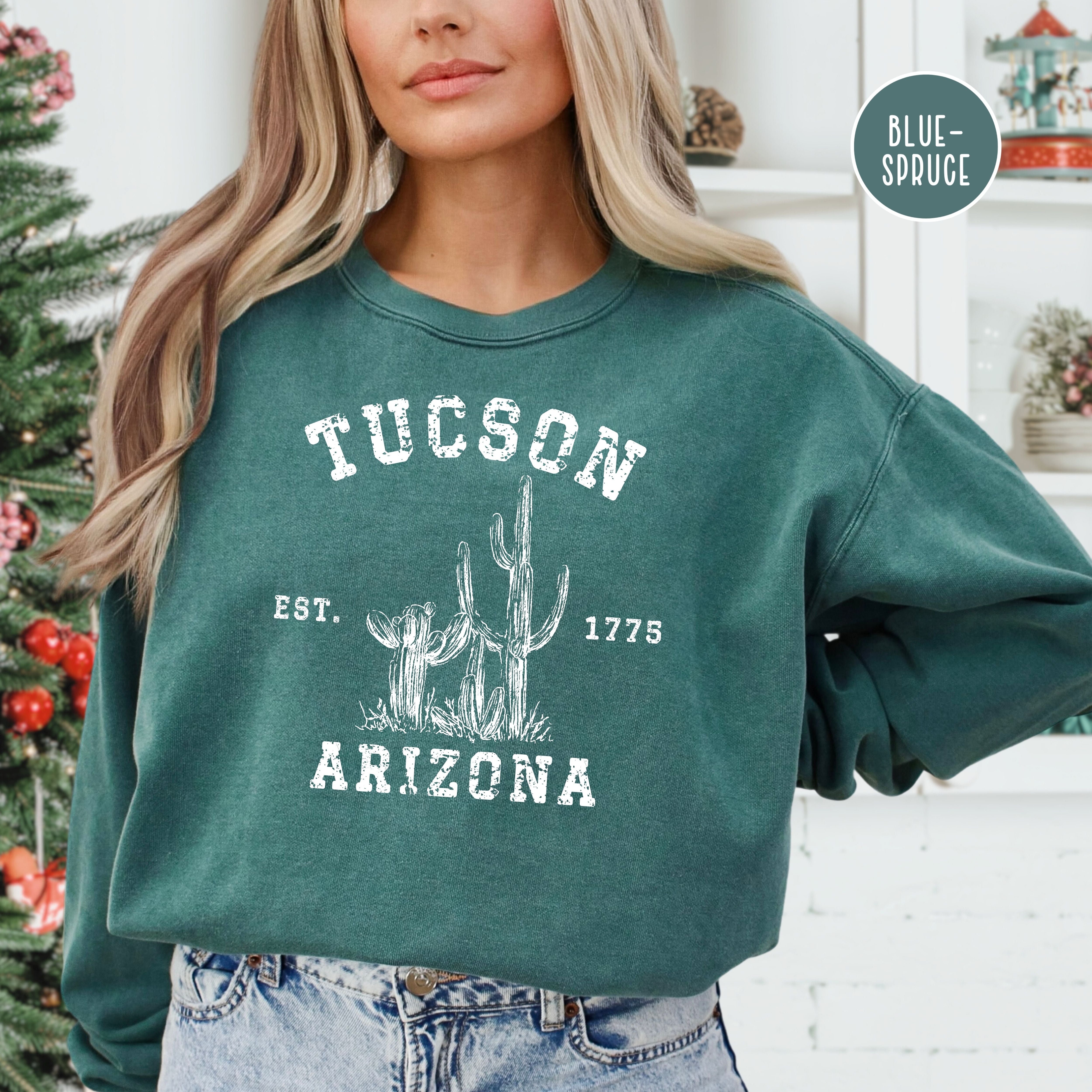 Tucson Arizona Grunge Style Comfort Colors® Sweatshirt