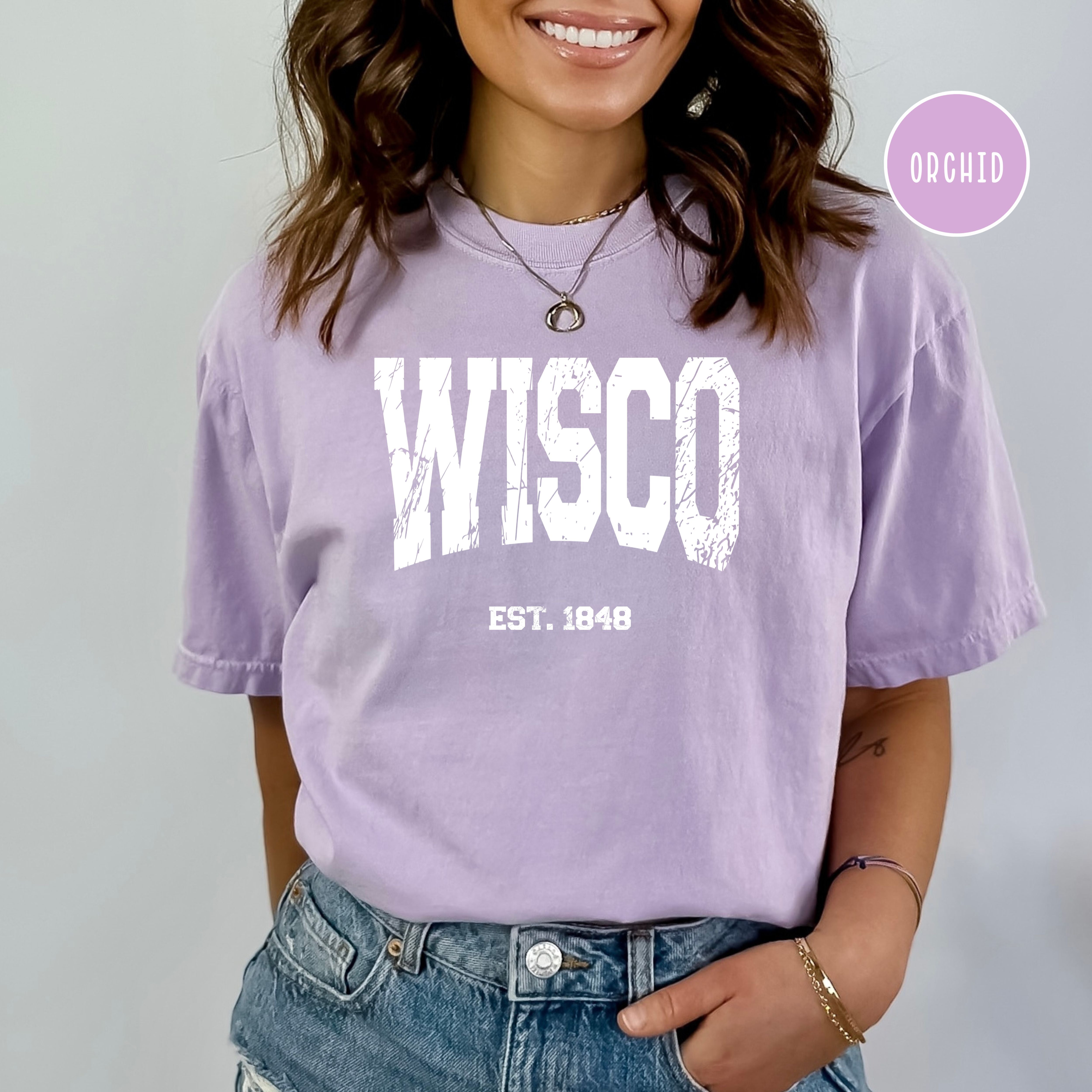 WISCO (Wisconsin) Grunge Comfort Colors® Tee
