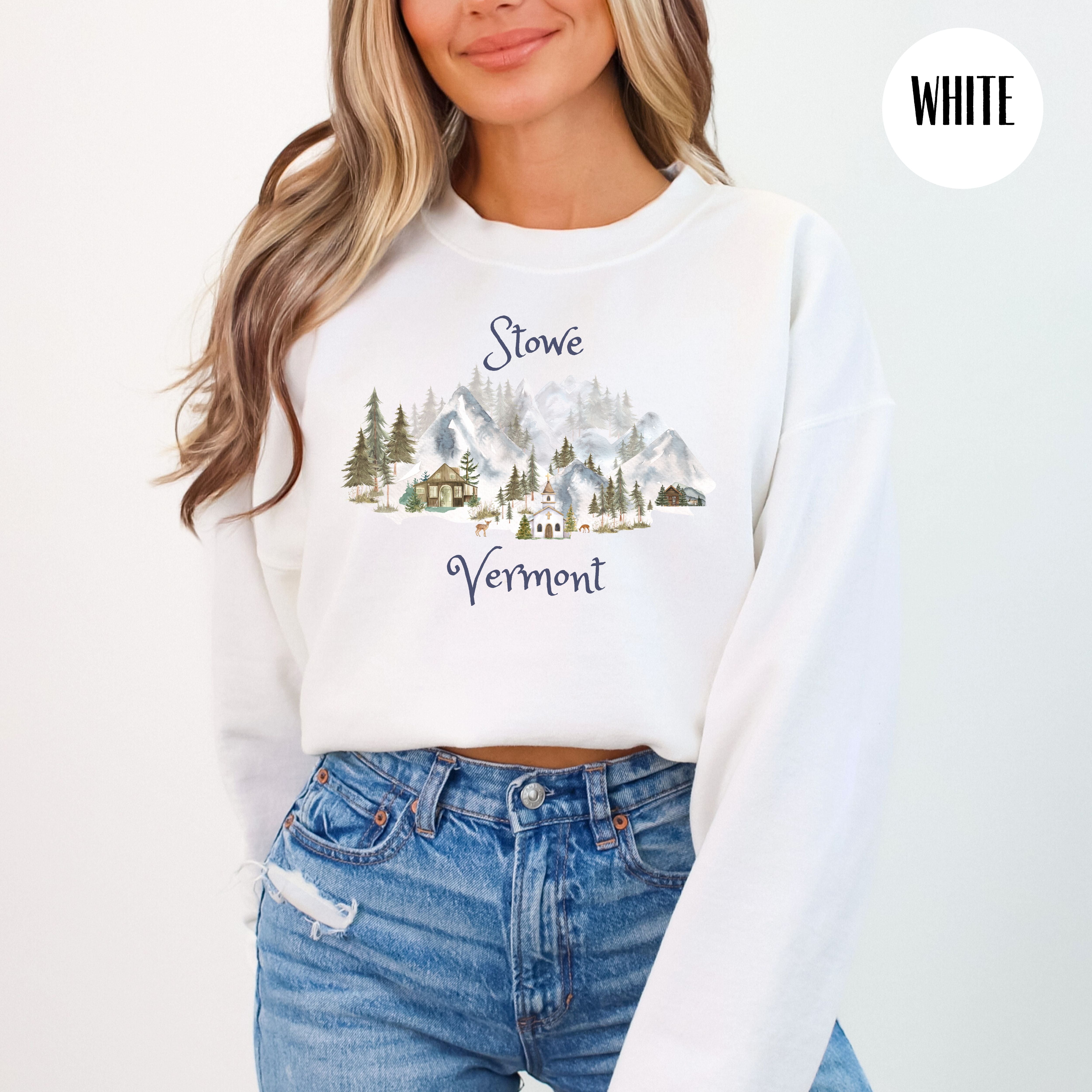Stowe Vermont Unisex Vacation Gift Sweatshirt