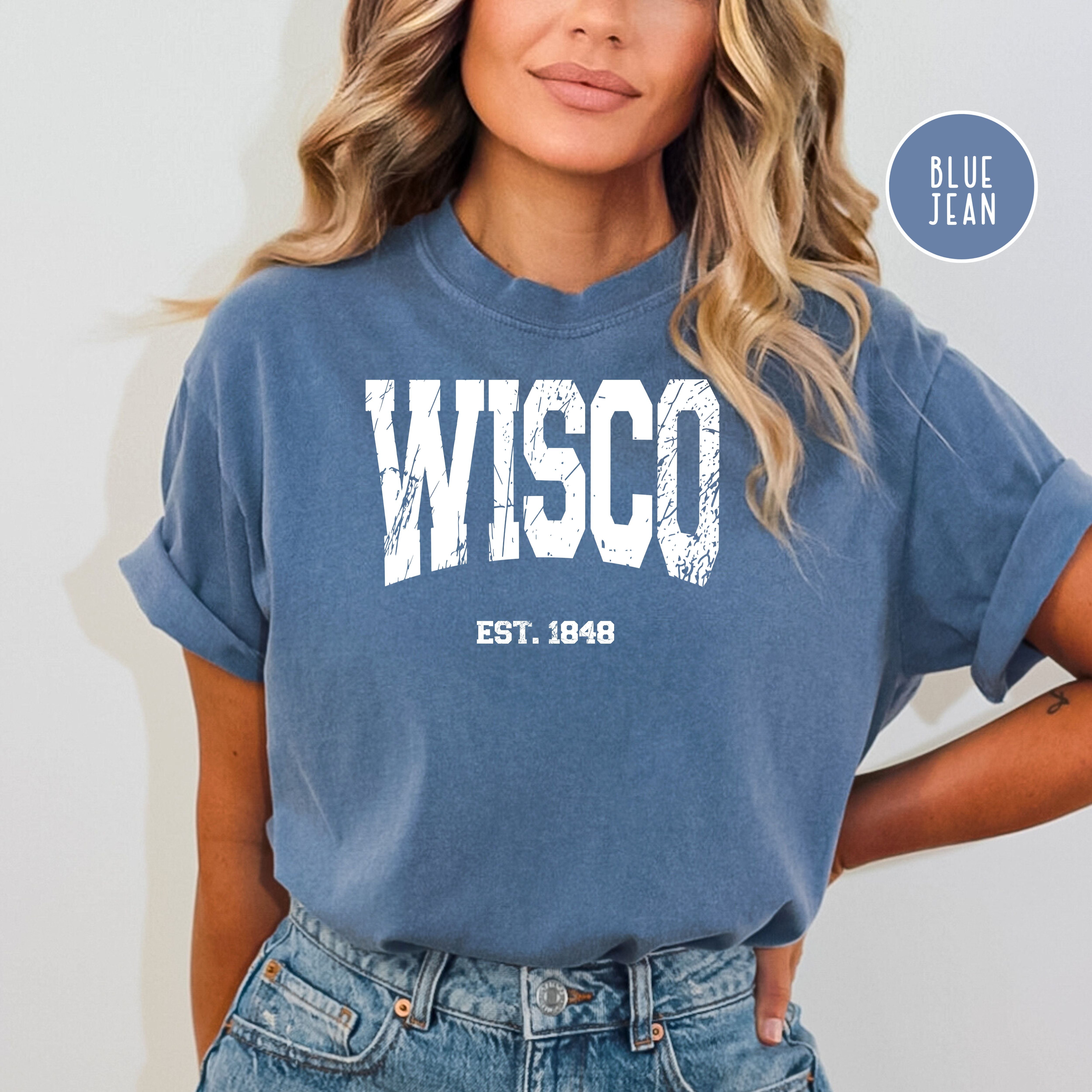WISCO (Wisconsin) Grunge Comfort Colors® Tee