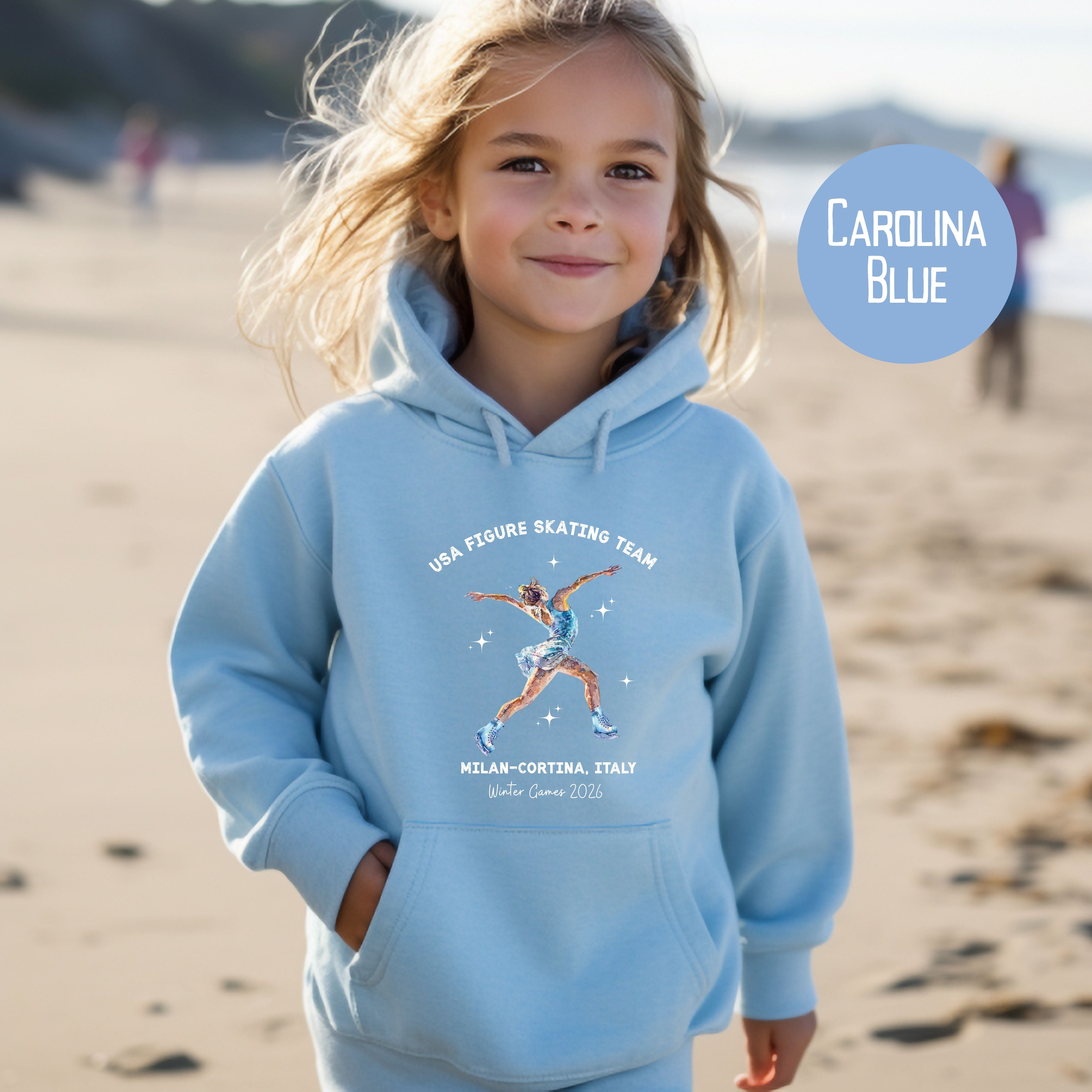 Milano Cortina 2026 USA Figure Skating Team Children's Pullover Hoodie