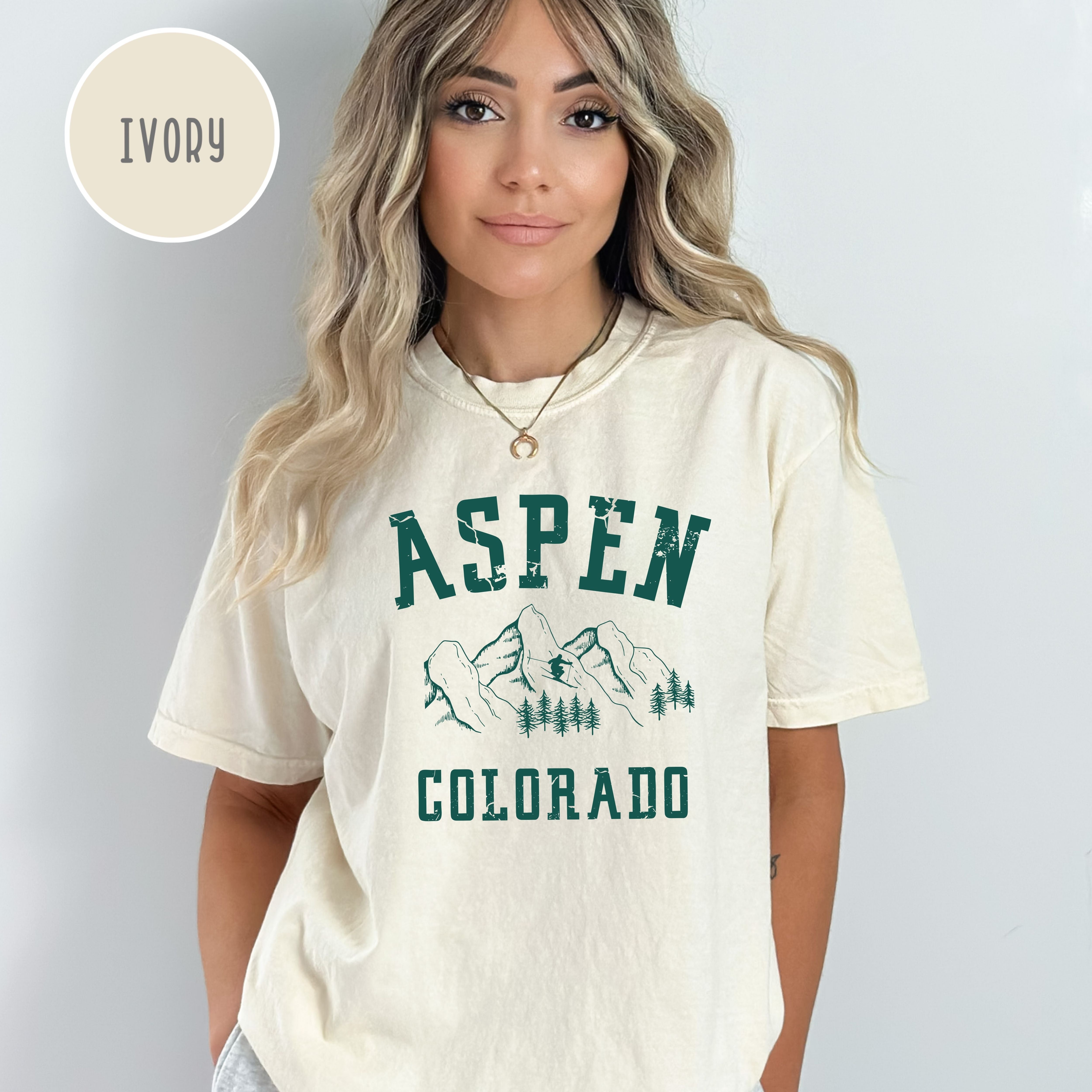 Aspen Colorado Comfort Colors Tee